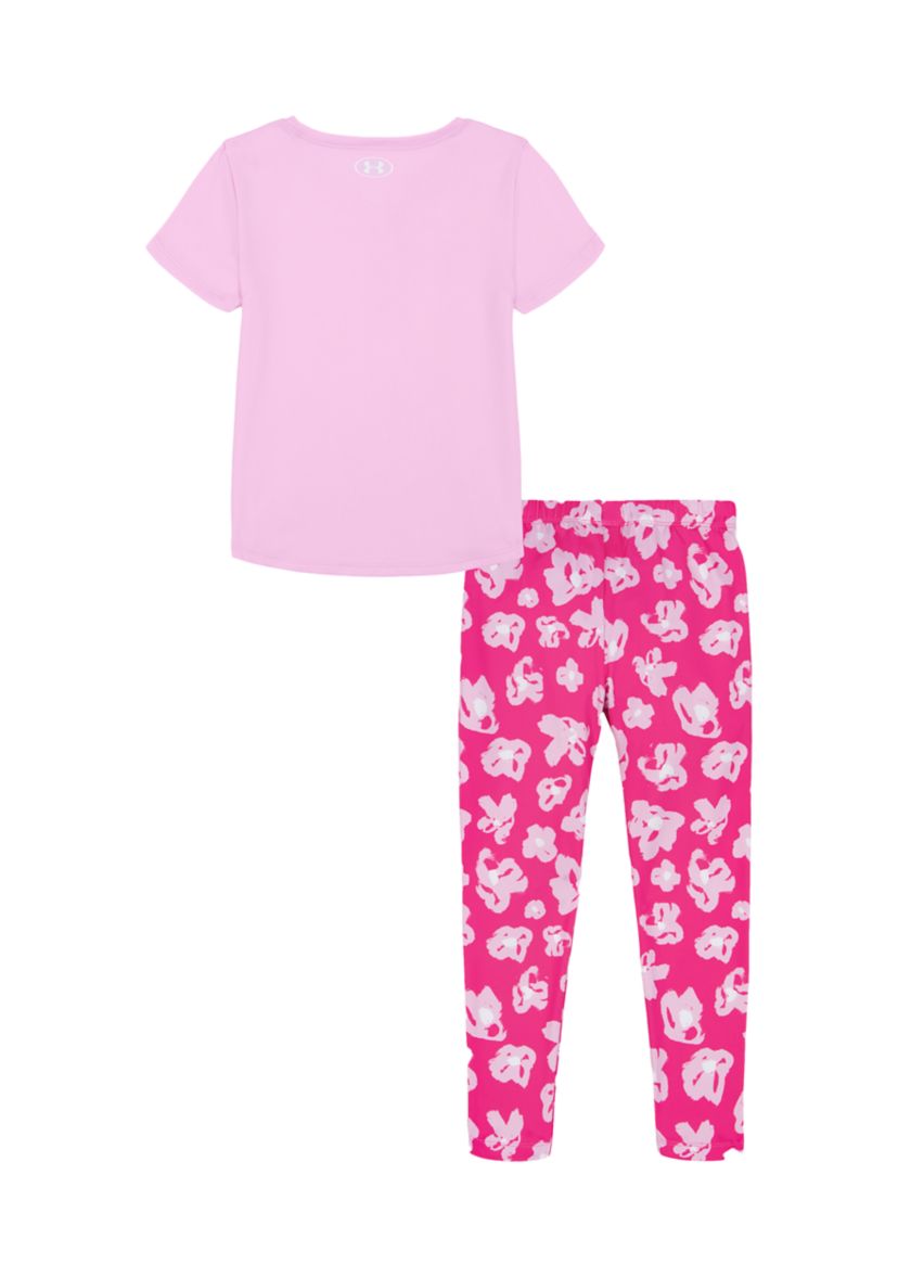 Girls 4-6x Graphic T-Shirt and Printed Leggings Set