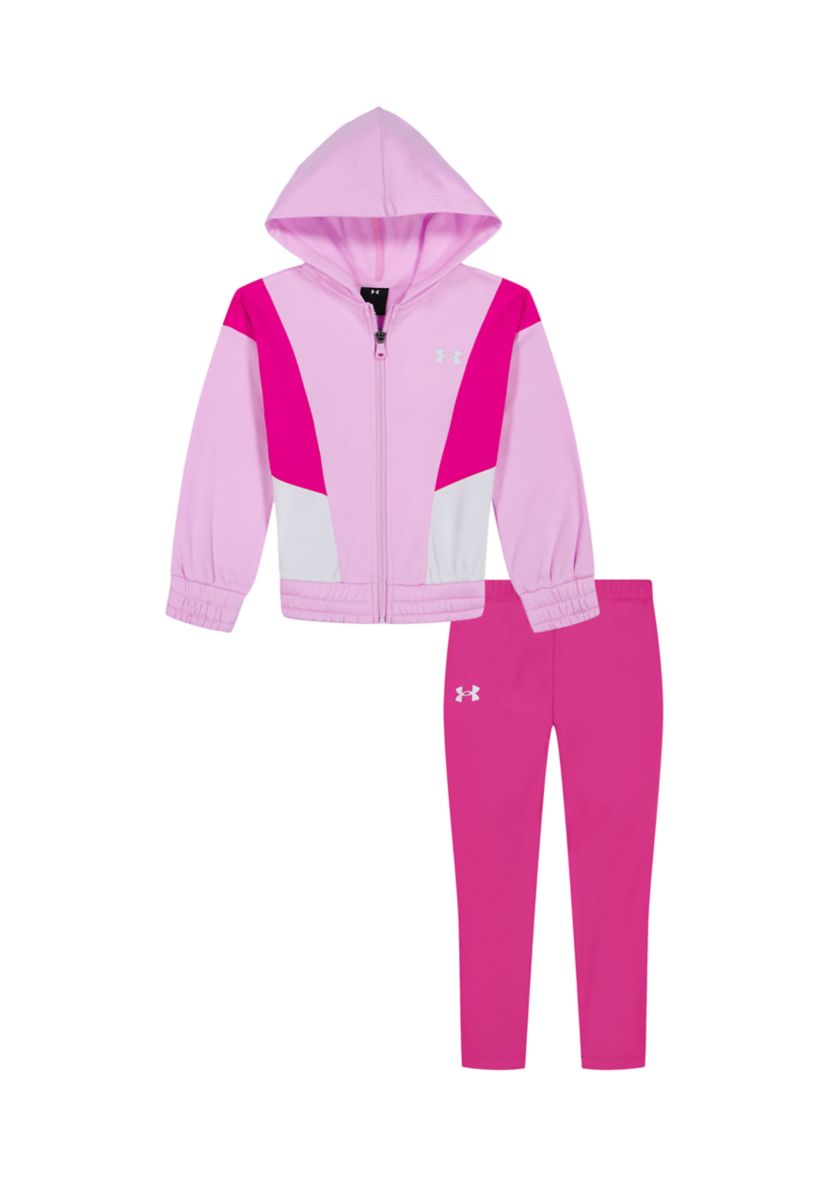 Girls 4-6x Fleece Zip Hoodie Set