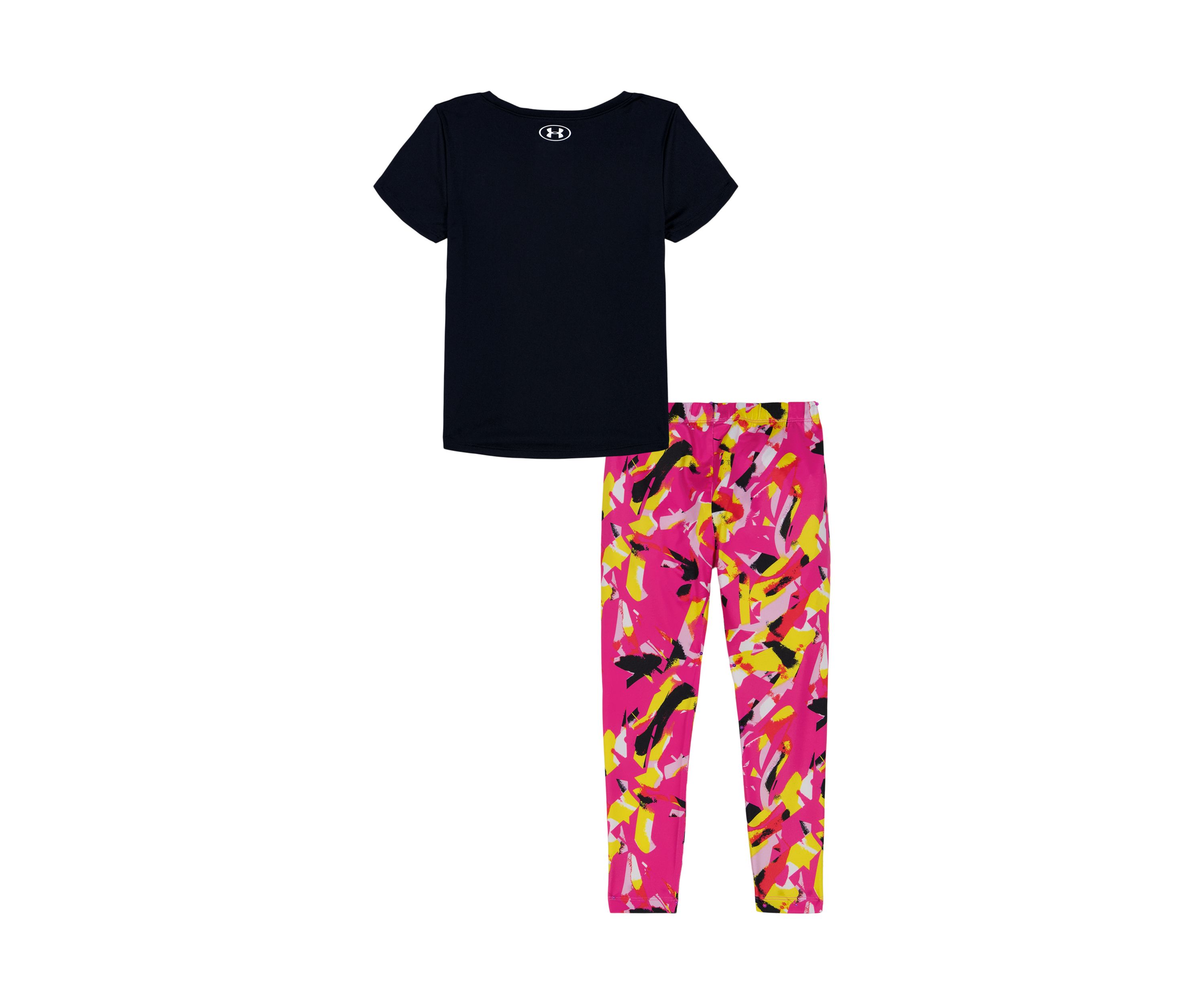 Girls 4-6x Just Call Me Awesome Short Sleeve T-Shirt and Leggings Set