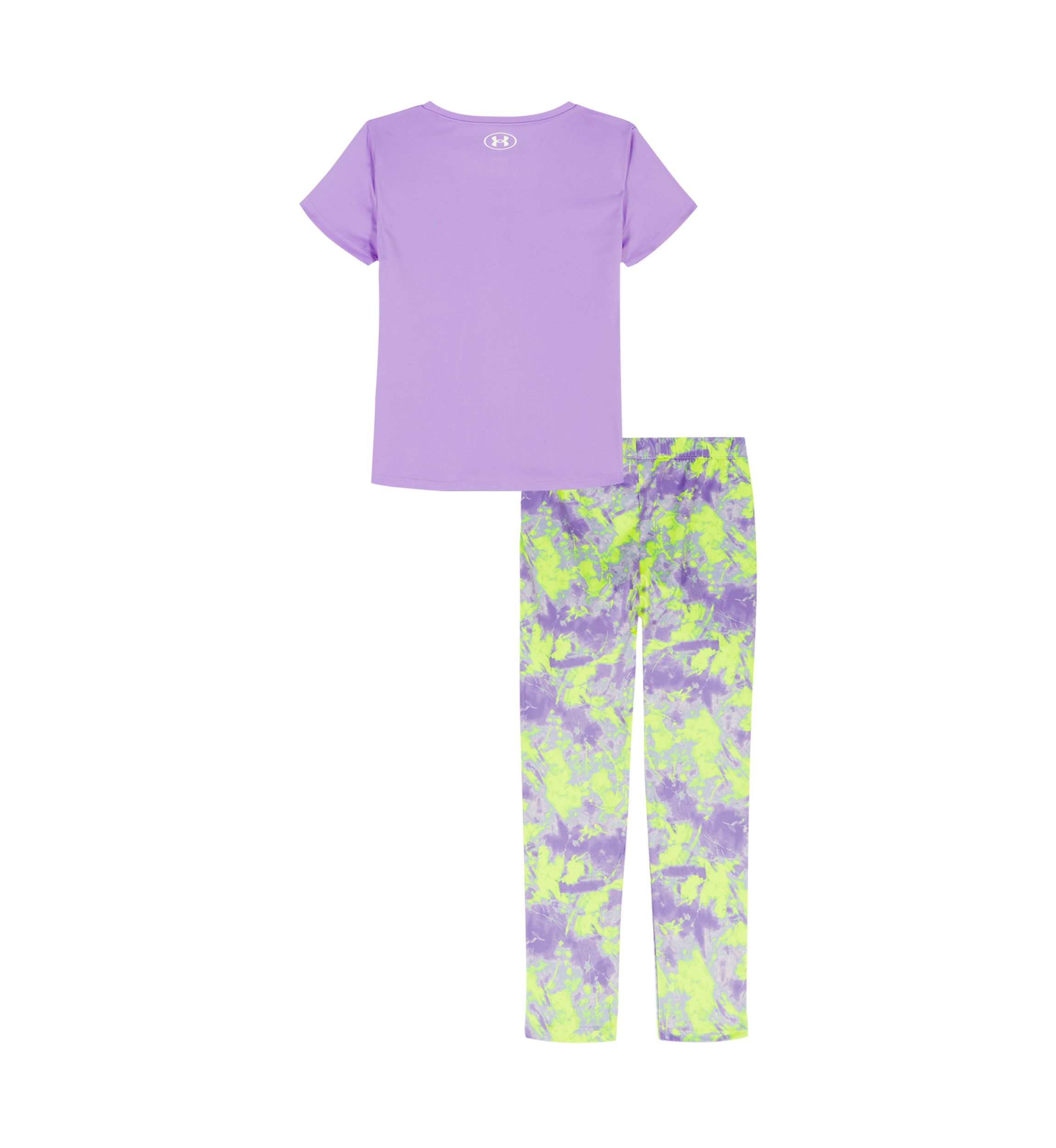 Girls 4-6x Short Sleeve Logo Graphic T-Shirt and Tie-Dye Legging Set 