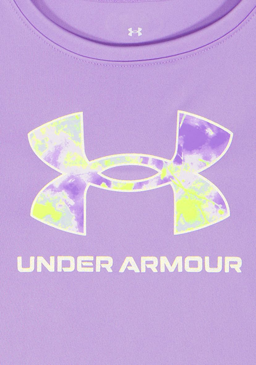 Girls 4-6x Short Sleeve Logo Graphic T-Shirt and Tie-Dye Legging Set 