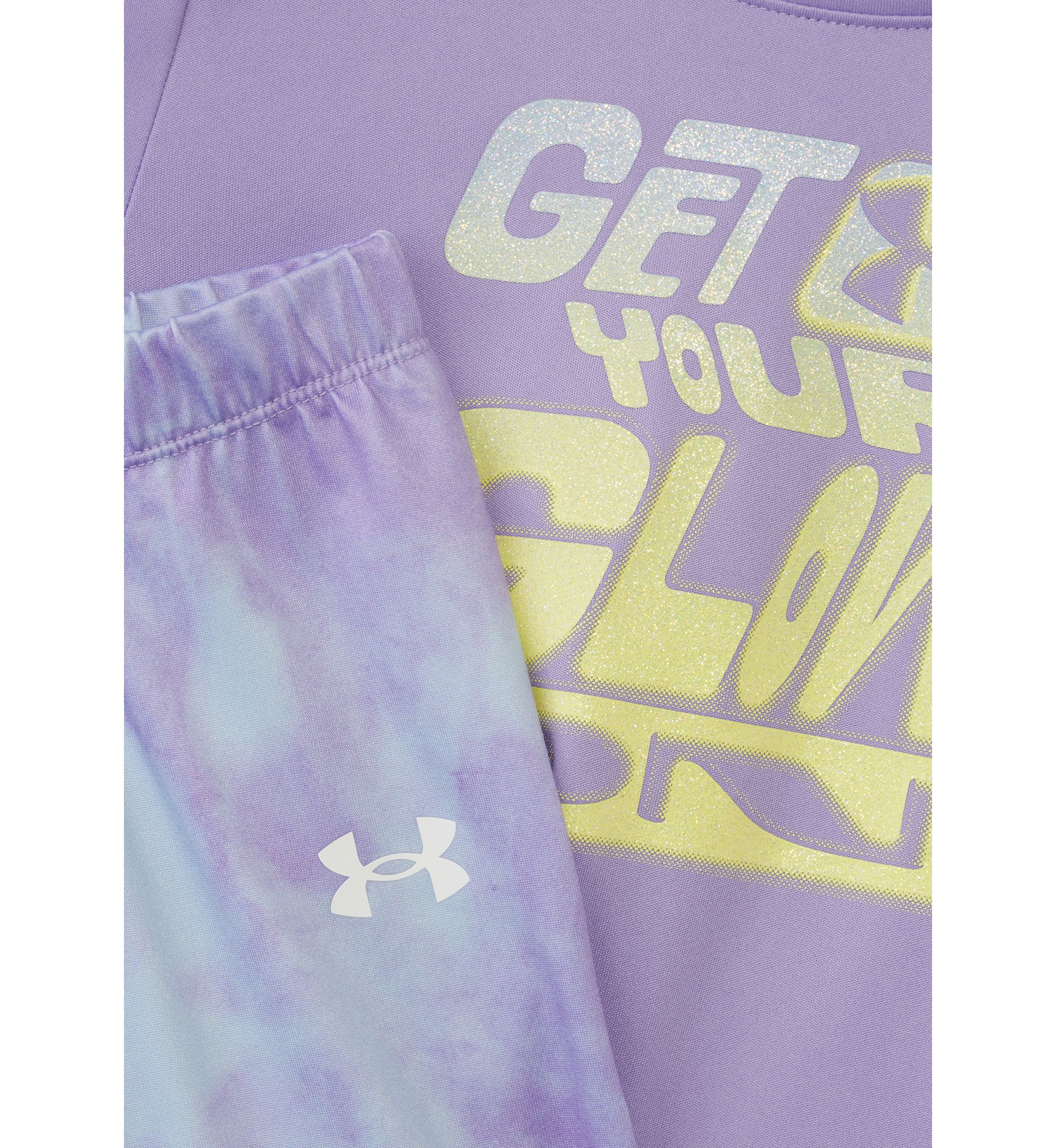 Girls 4-6x Glow On Leggings Set