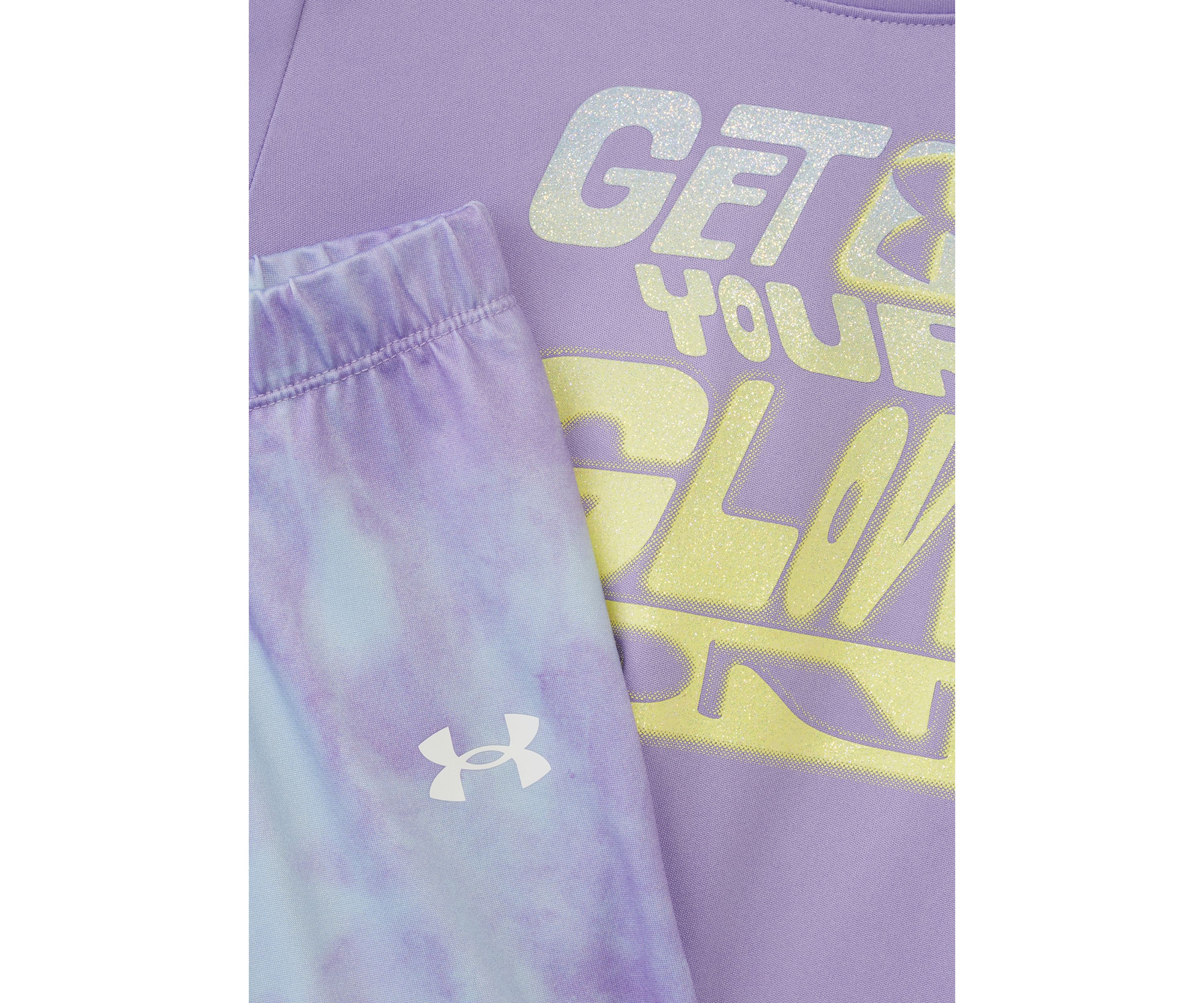 Girls 4-6x Glow On Leggings Set