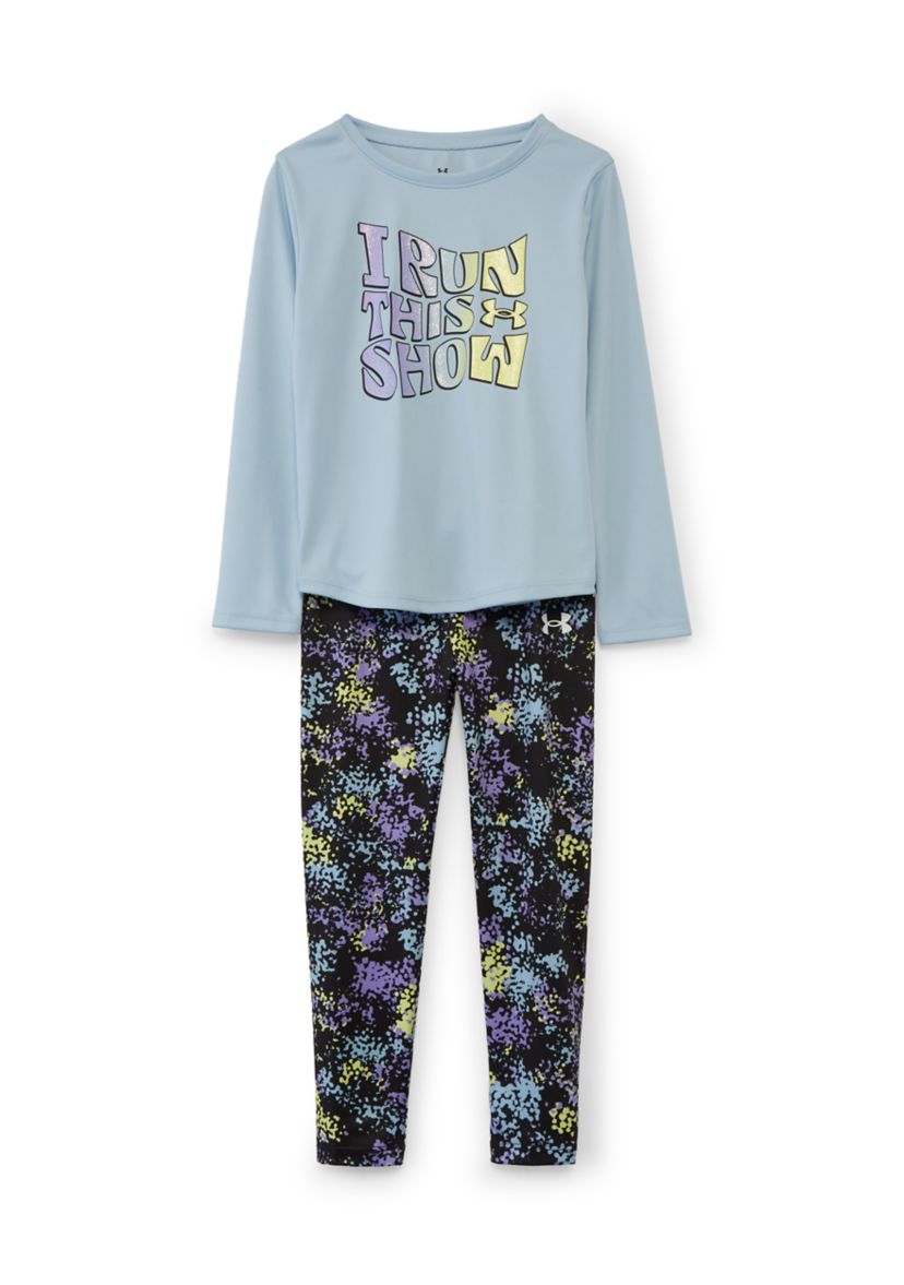 Girls 4-6x Run This Show Leggings Set