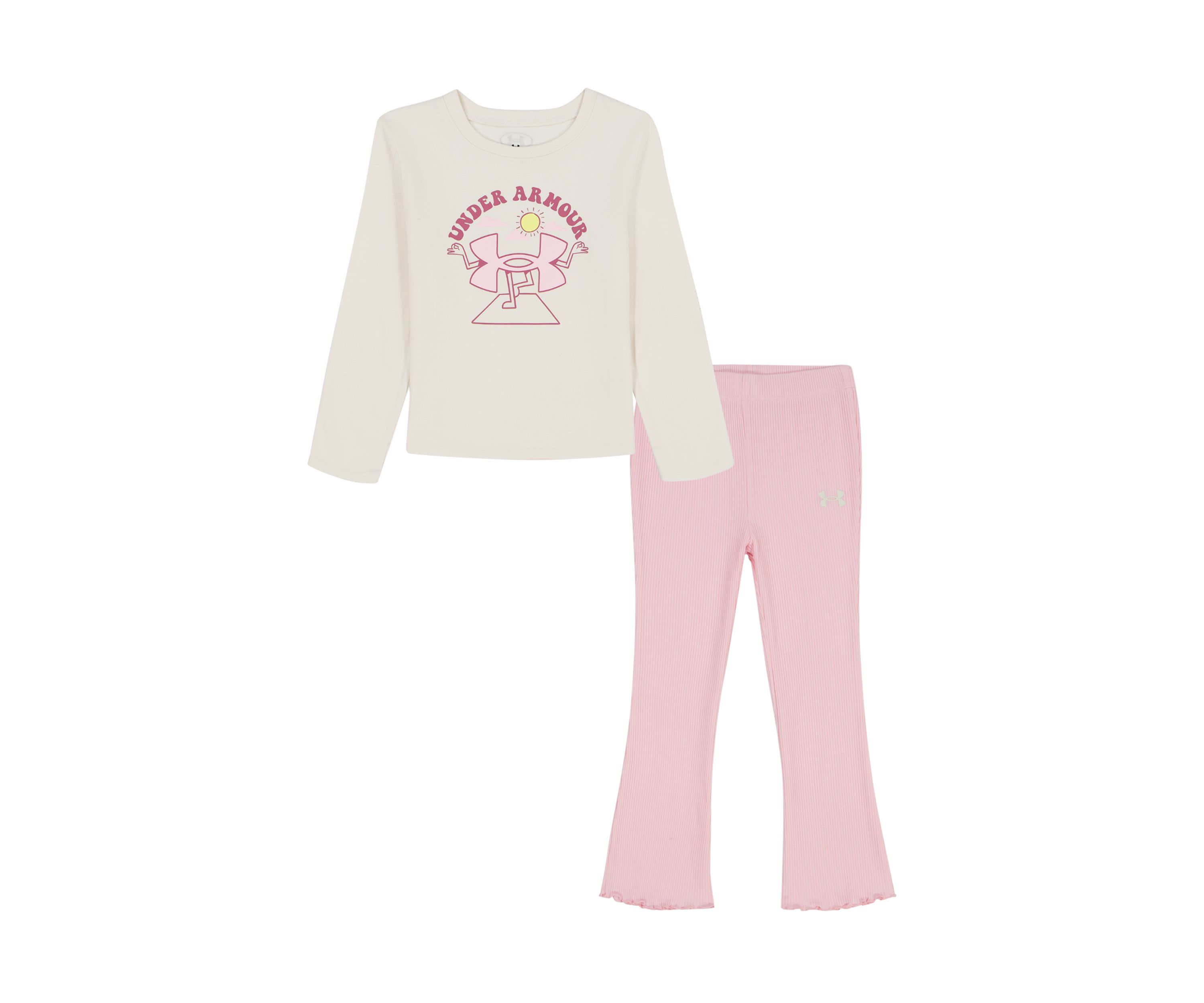 Girls 4-6x Rib Flare Yoga Set 