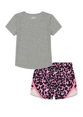 Under Armour Shorts Girls Size 4T Pink Solid Running & Jogging