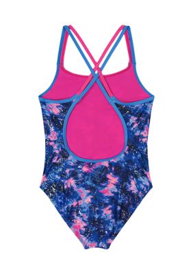 Toddler Girls' Bluey Peplum Checkered One Piece Swimsuit - Off-white 4t :  Target