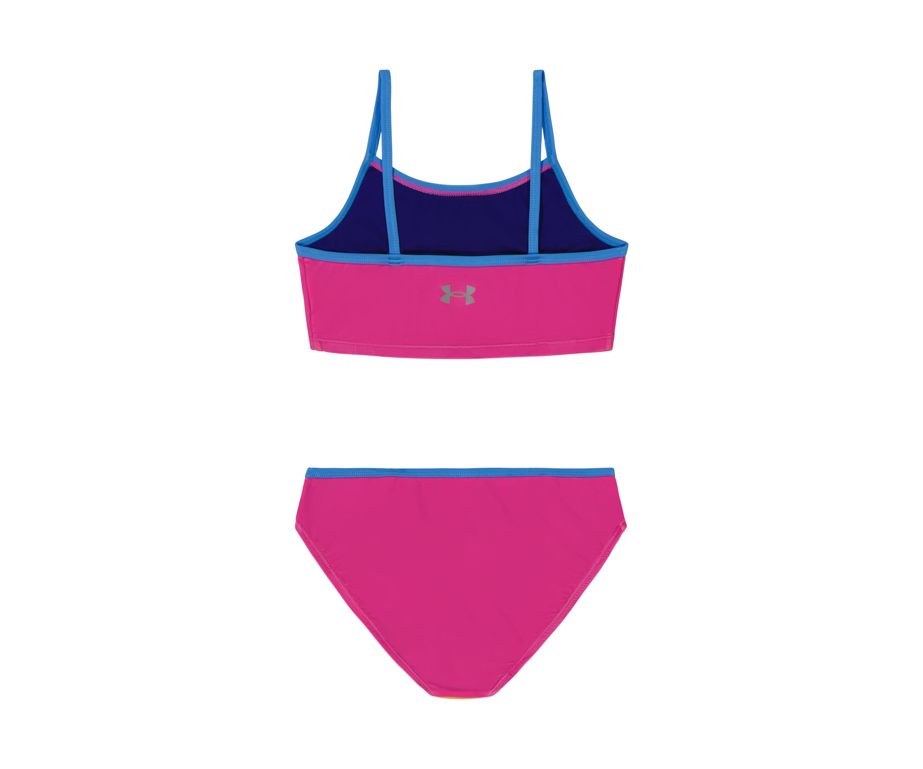 Girls 4-6x Color Blocked Two Piece Swimsuit