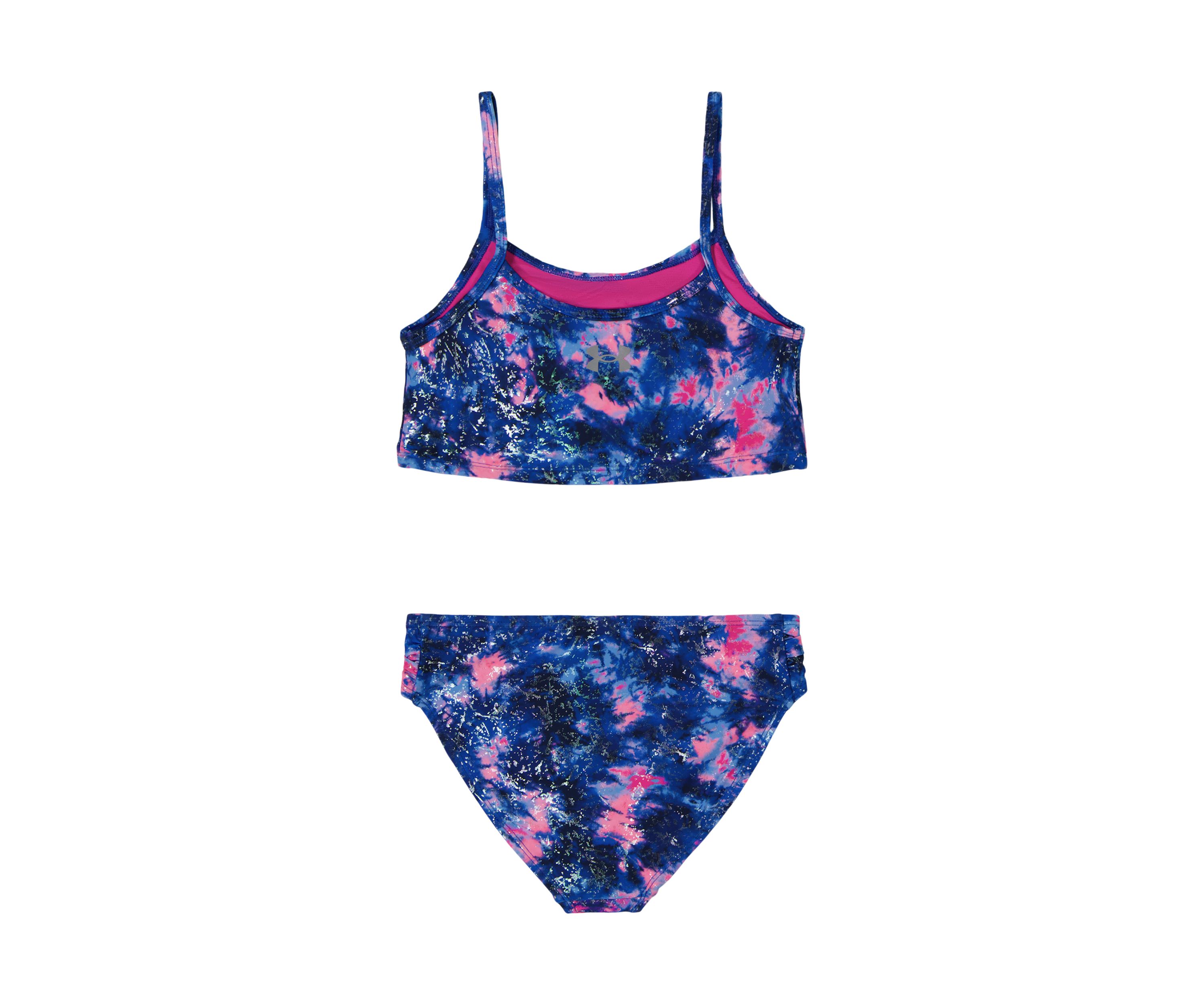 Girls 4-6x Multi Dye Flutter Bikini Swim Set