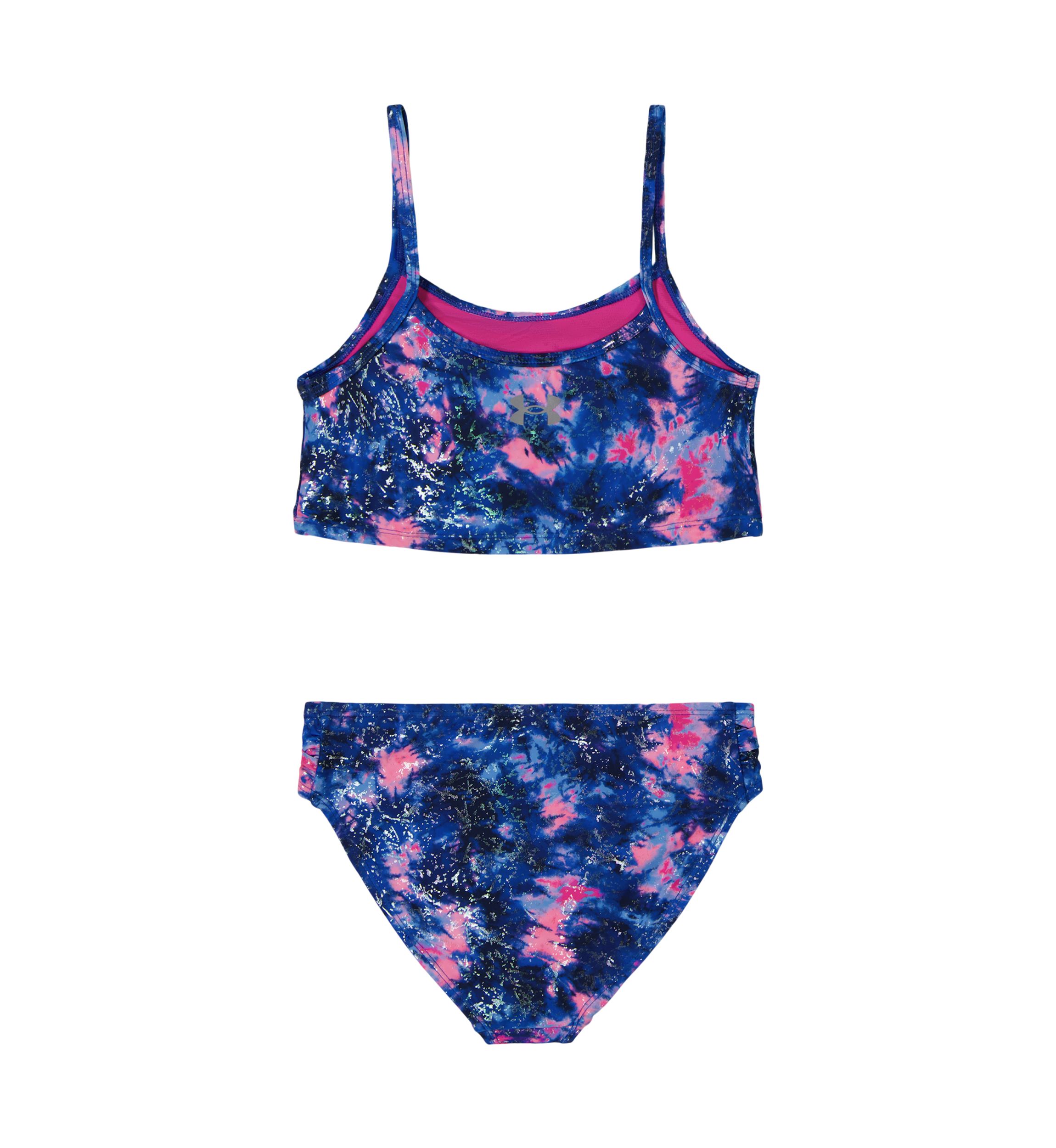 Girls 7-16 Multi Dye Flutter Bikini Swim Set