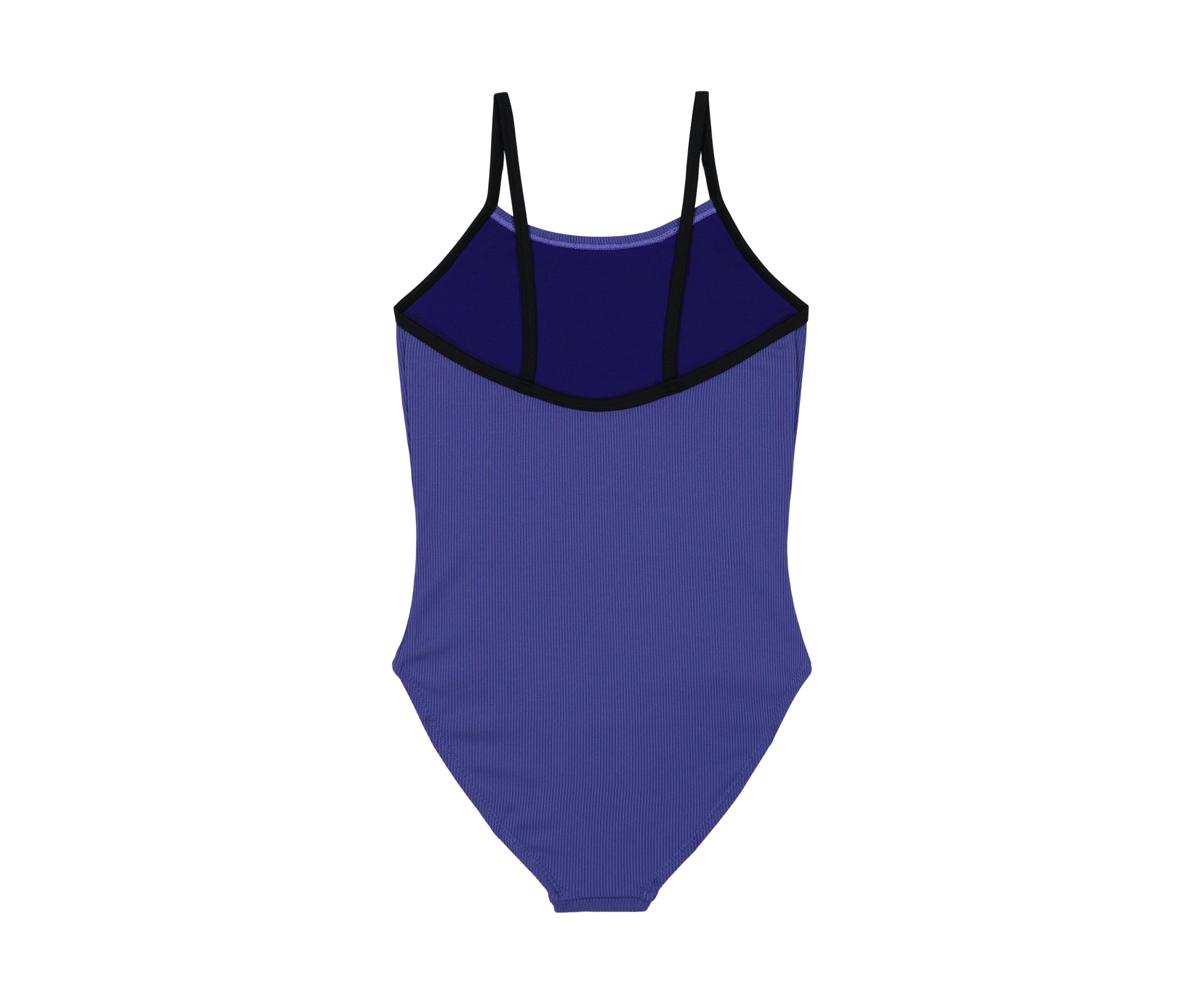 Girls 7-16 Taping One Piece Swimsuit
