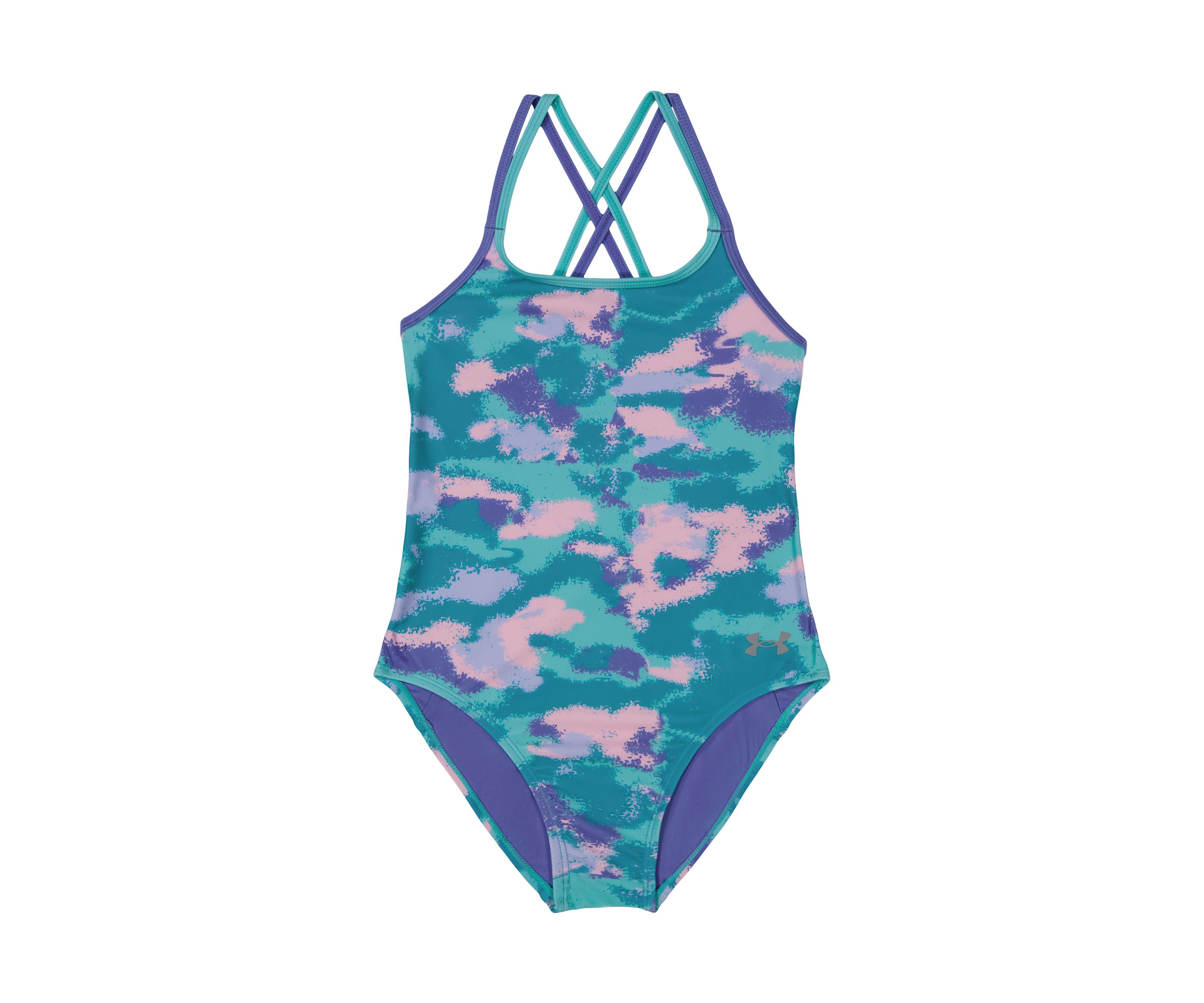 Girls 4-6x Dissolve Camo Printed Swimsuit