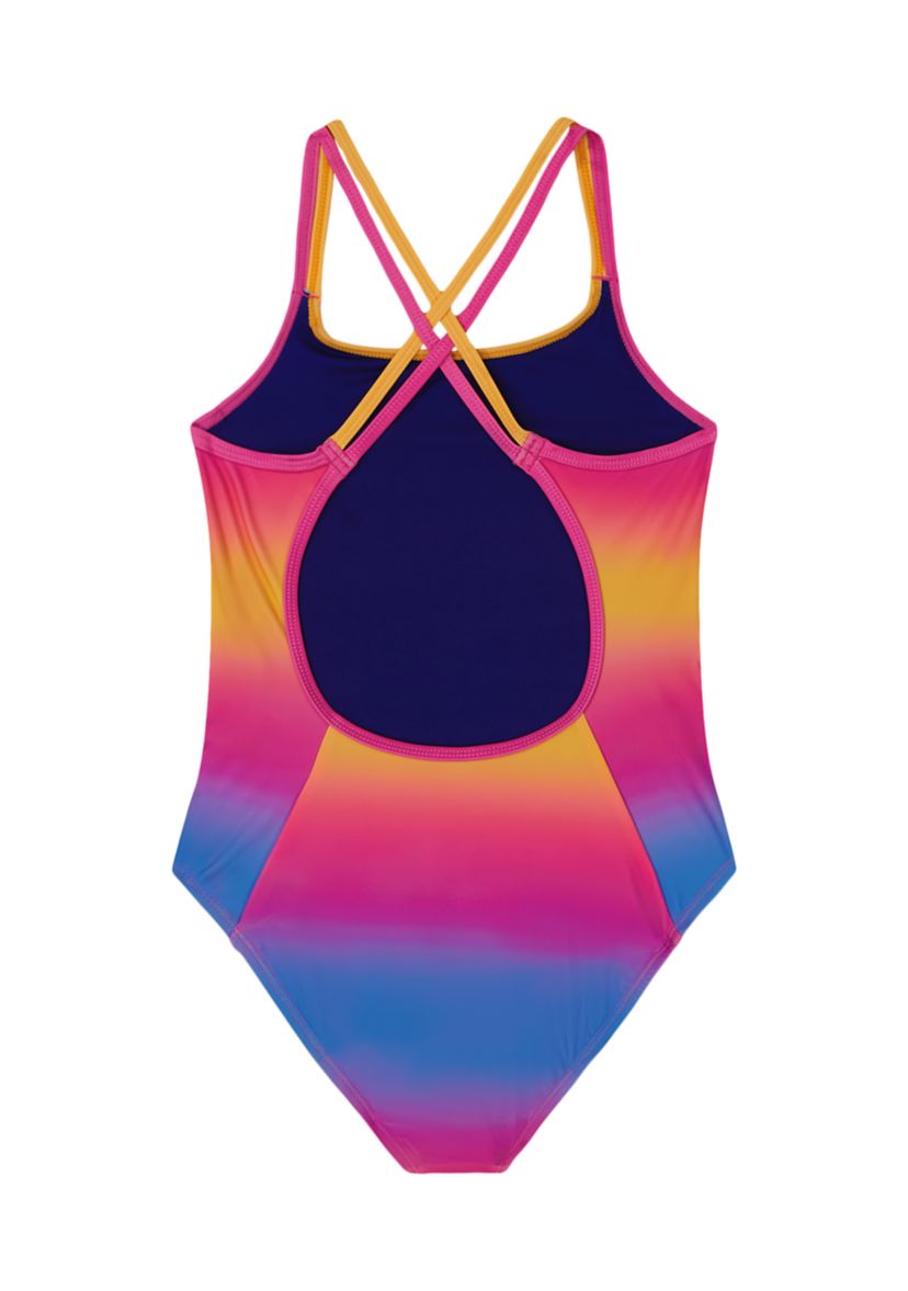 Girls 4-6x Gradient One Piece Swimsuit