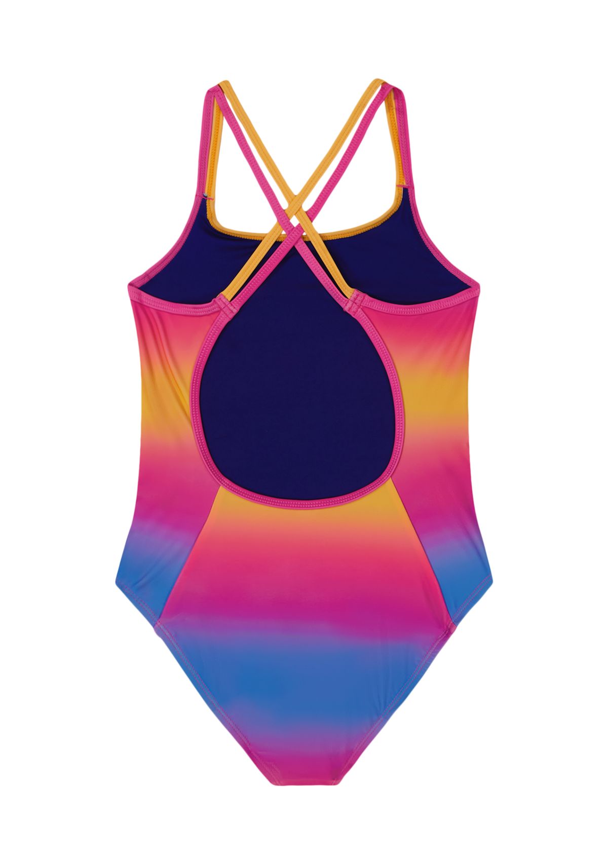 Girls 7-16 Gradient One Piece Swimsuit