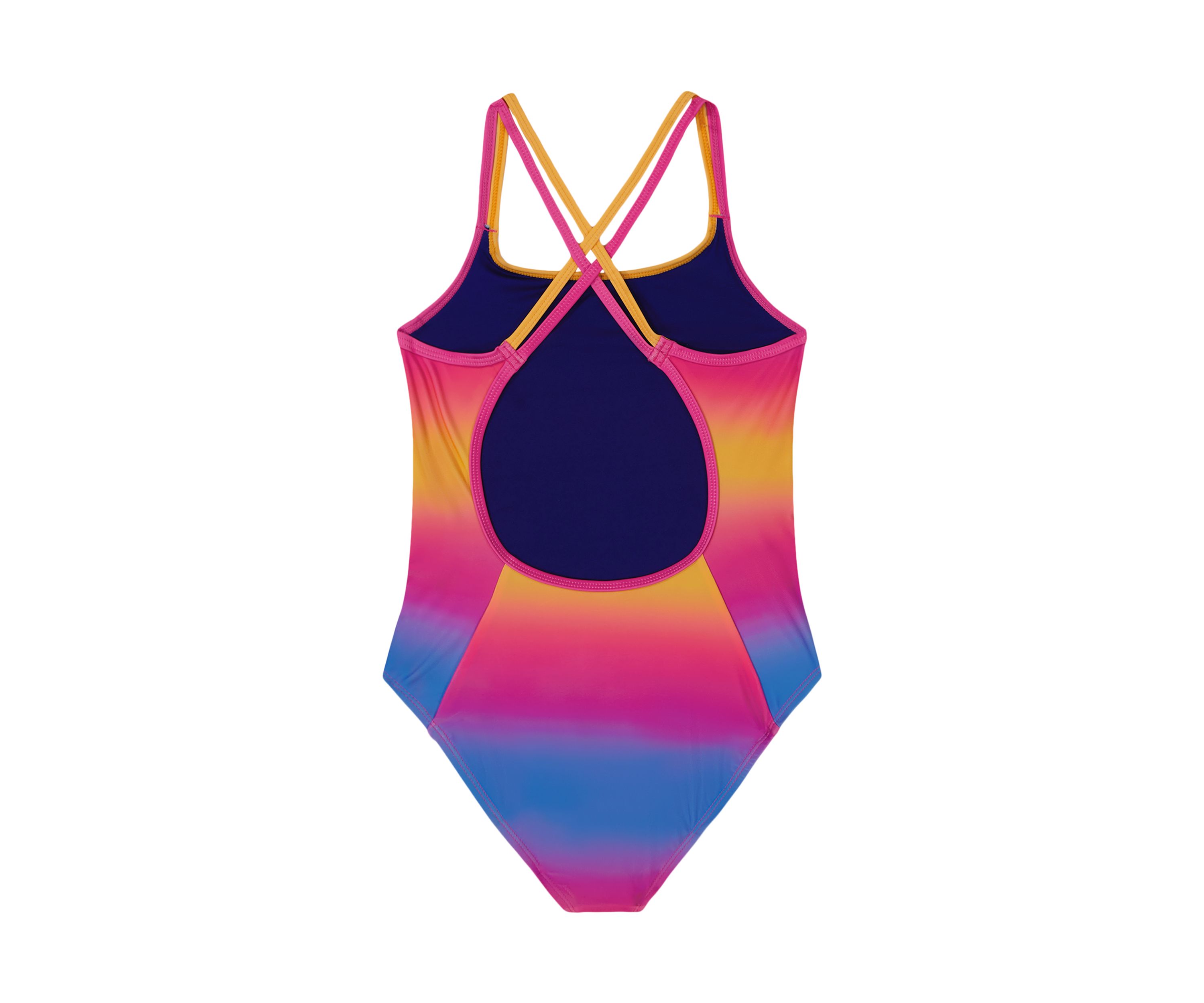 Girls 7-16 Gradient One Piece Swimsuit