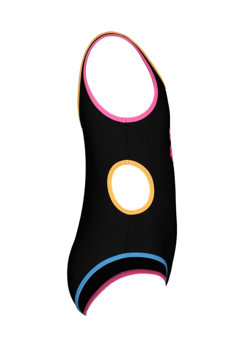 Girls 4-6x Color Blocked One Piece Swimsuit