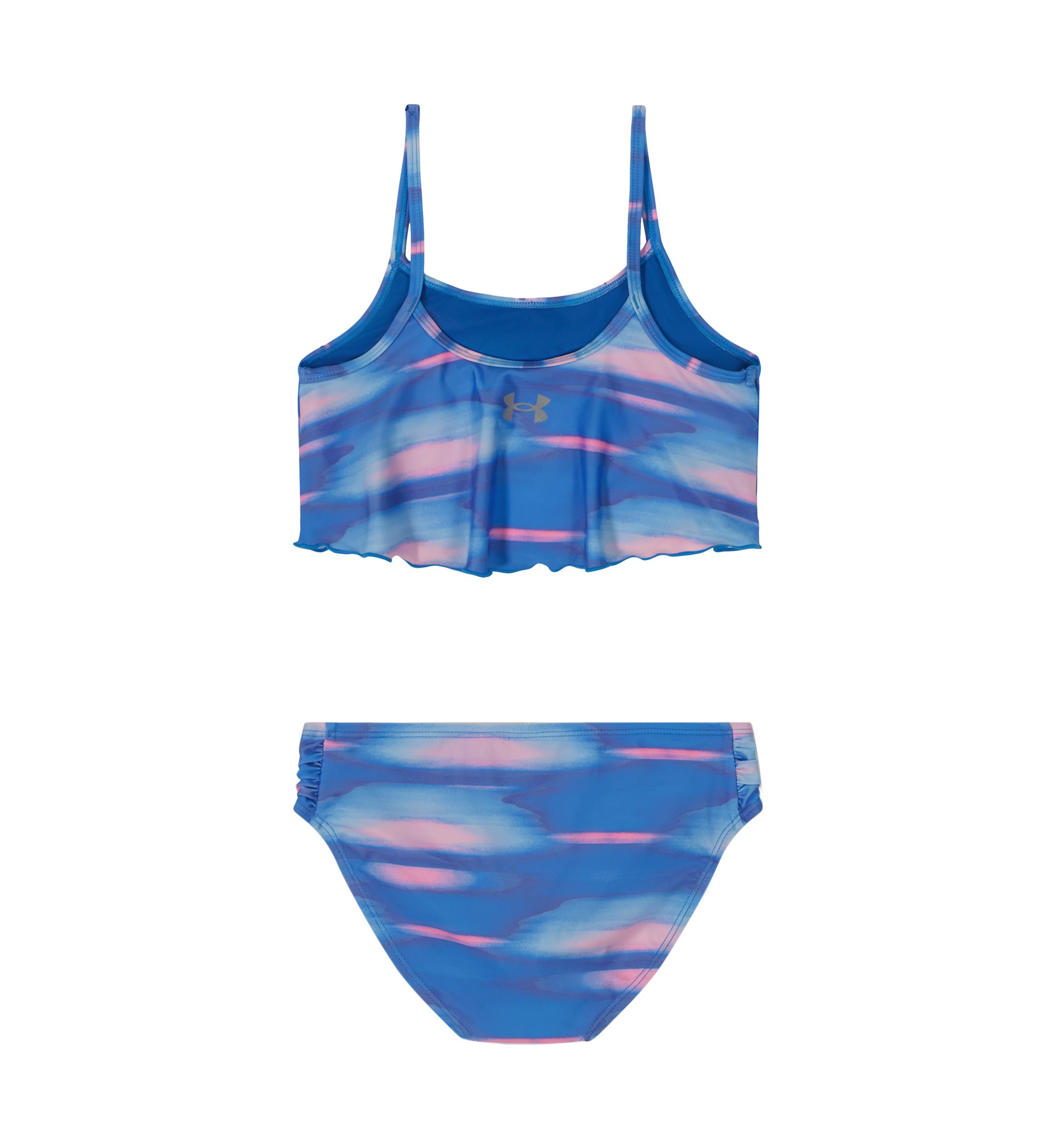 Girls 7-16 Surge Stripe Two Piece Swimsuit