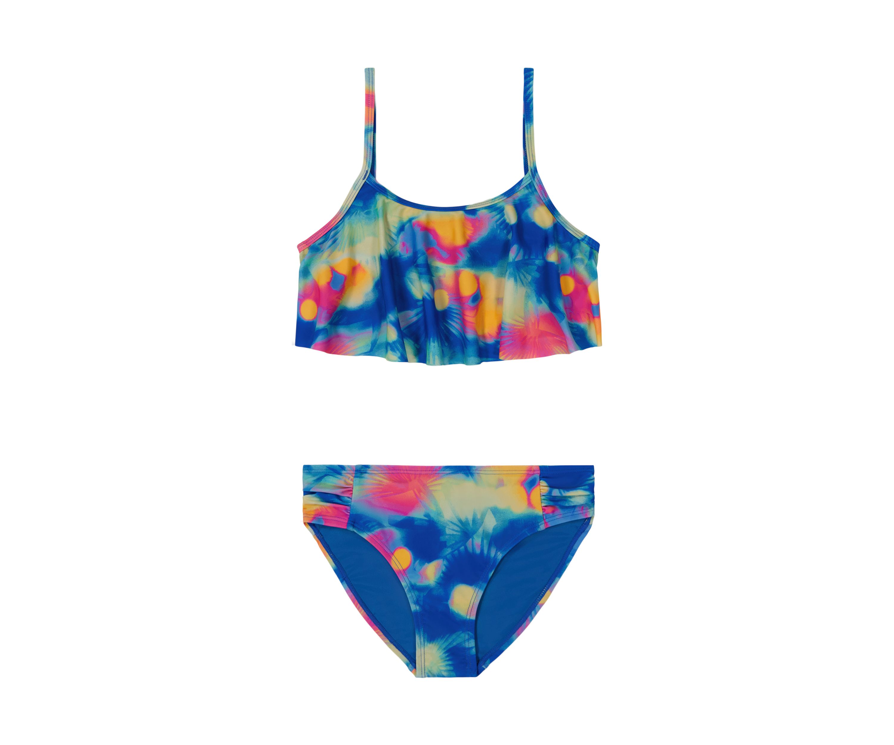 Girls 4-6x Tropical Flare Bikini Swimsuit 