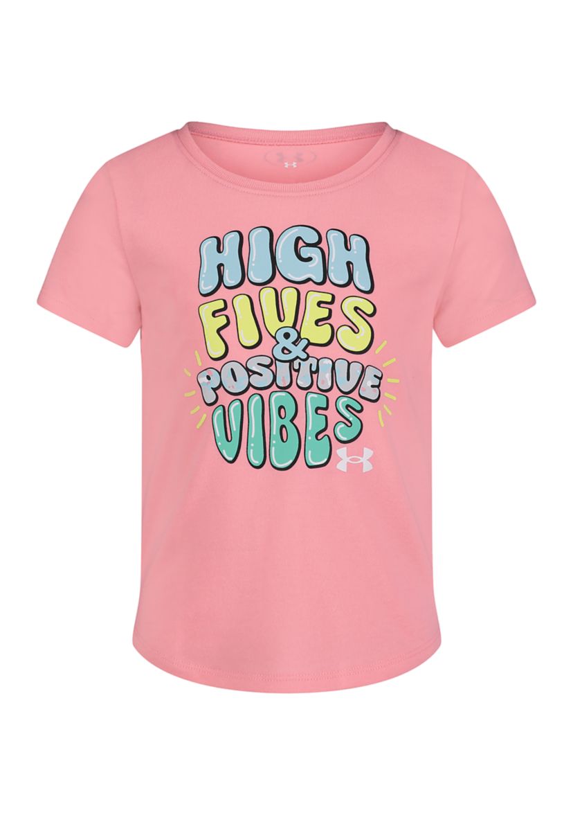 Girls 4-6x High Fives Short Sleeve Graphic T-Shirt