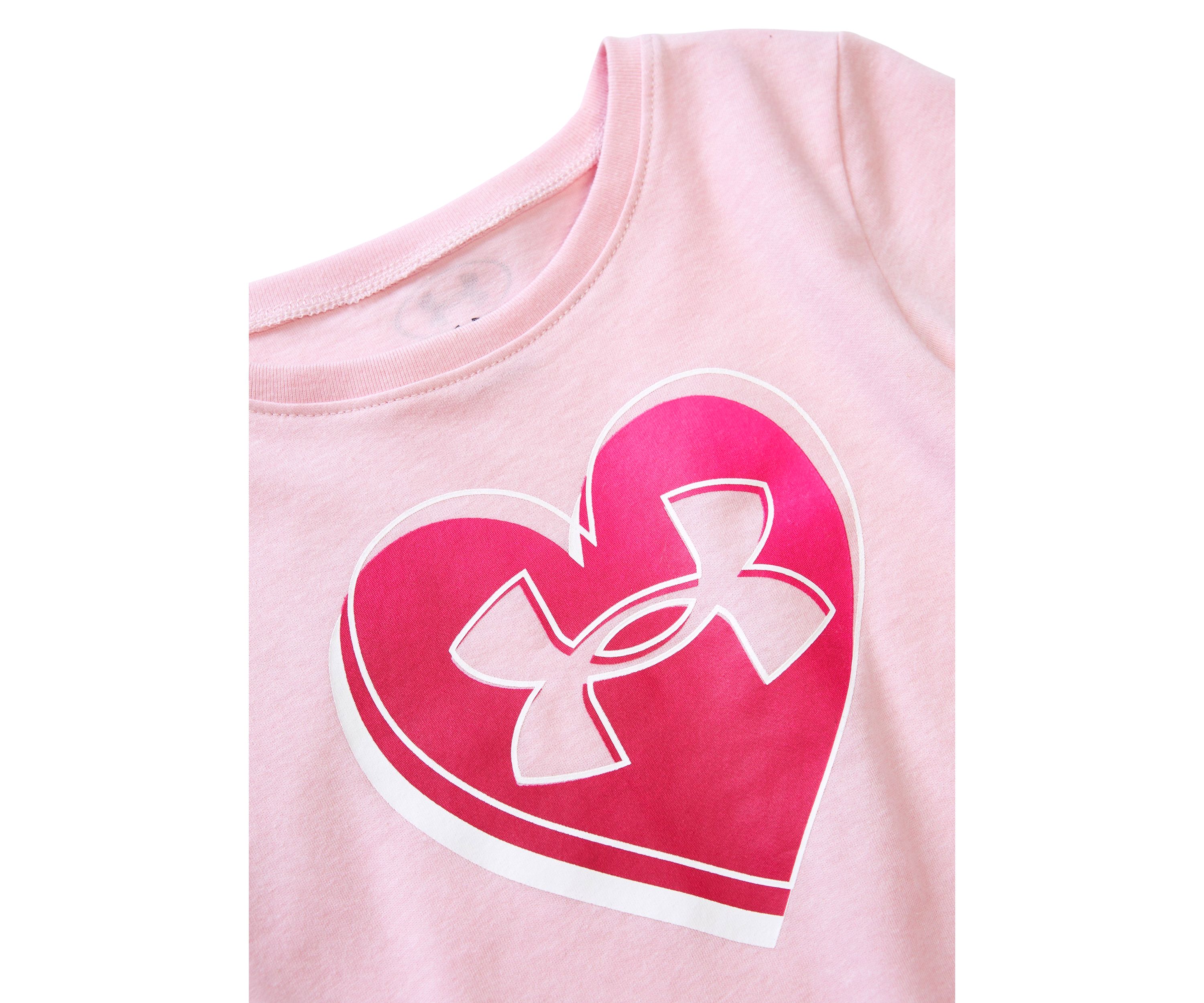 Girls 4-6x Shaded Heart Graphic T-Shirt