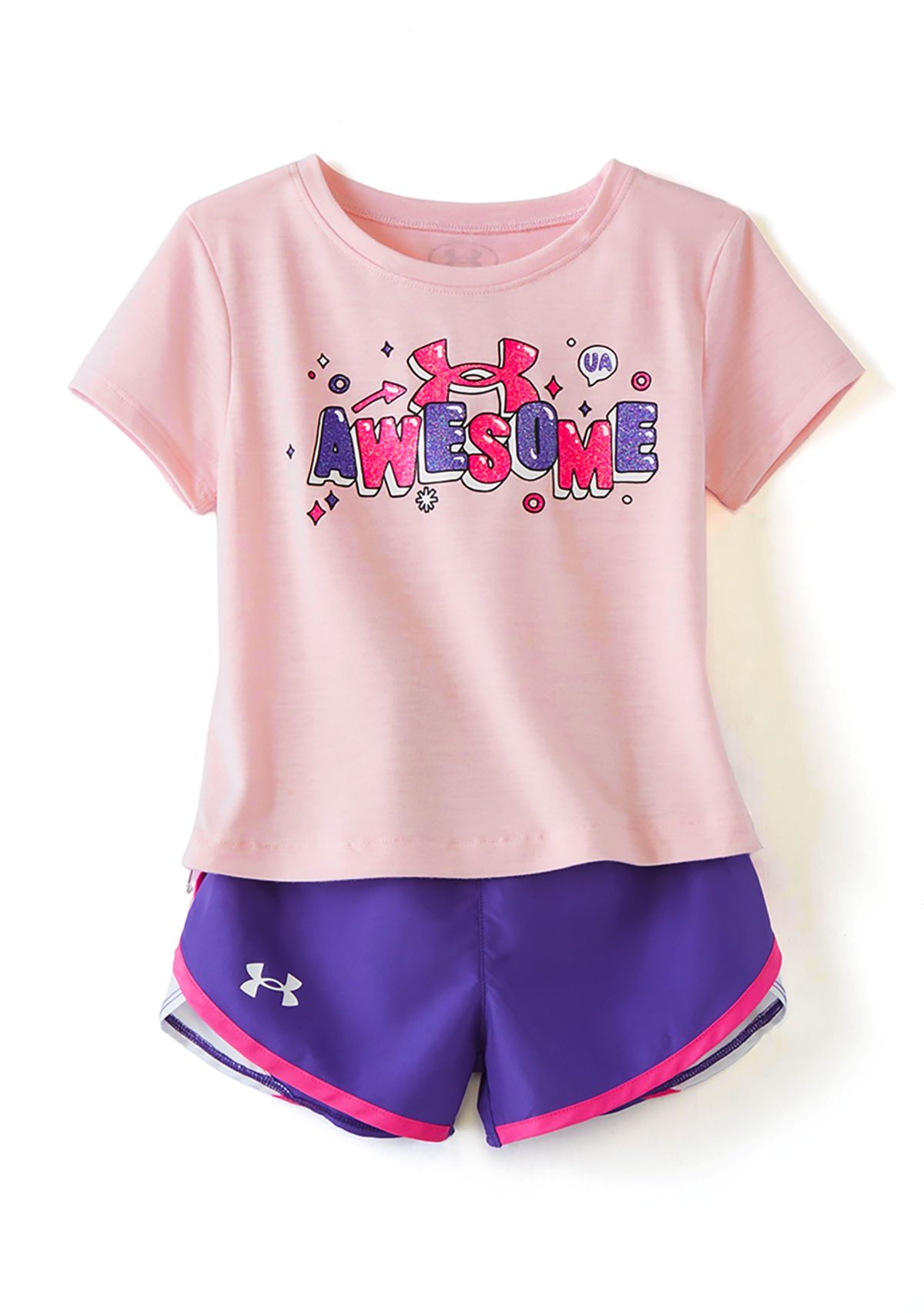 Girls 4-6x Awesome Graphic Set 