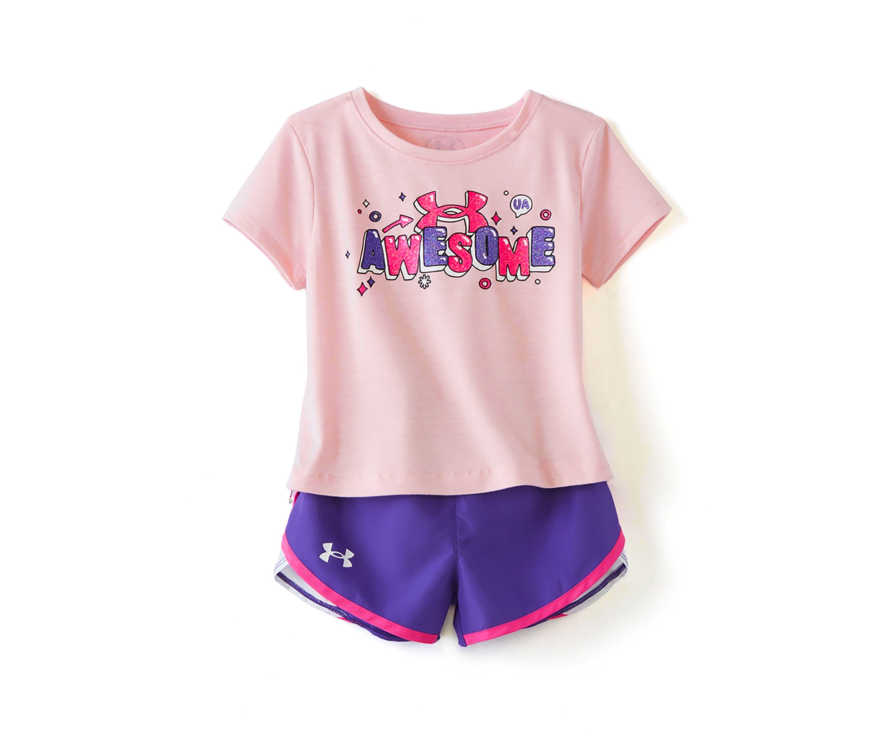 Girls 4-6x Awesome Graphic Set 