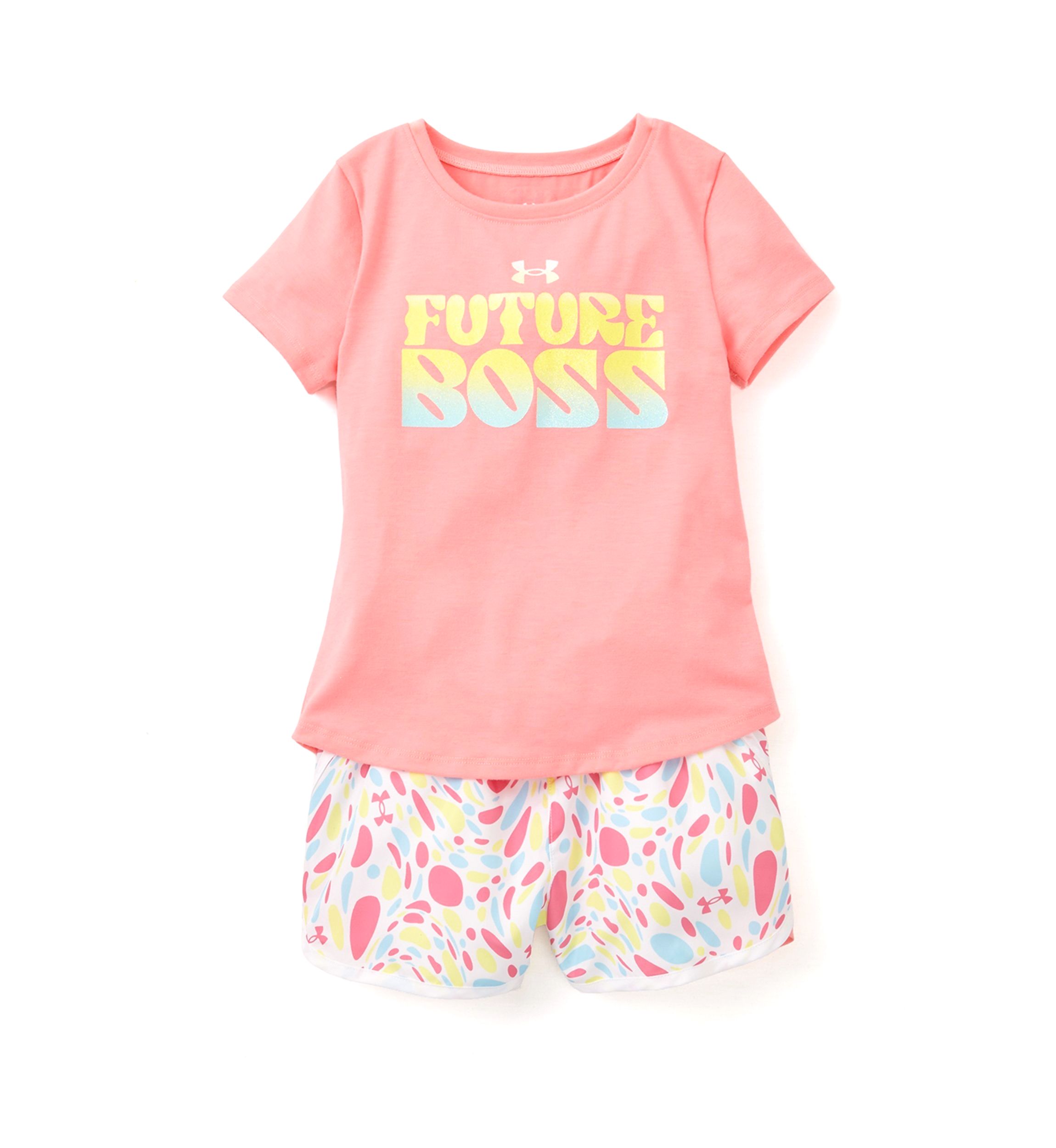 Girls 4-6x Future Boss Graphic T-Shirt and Printed Shorts Set