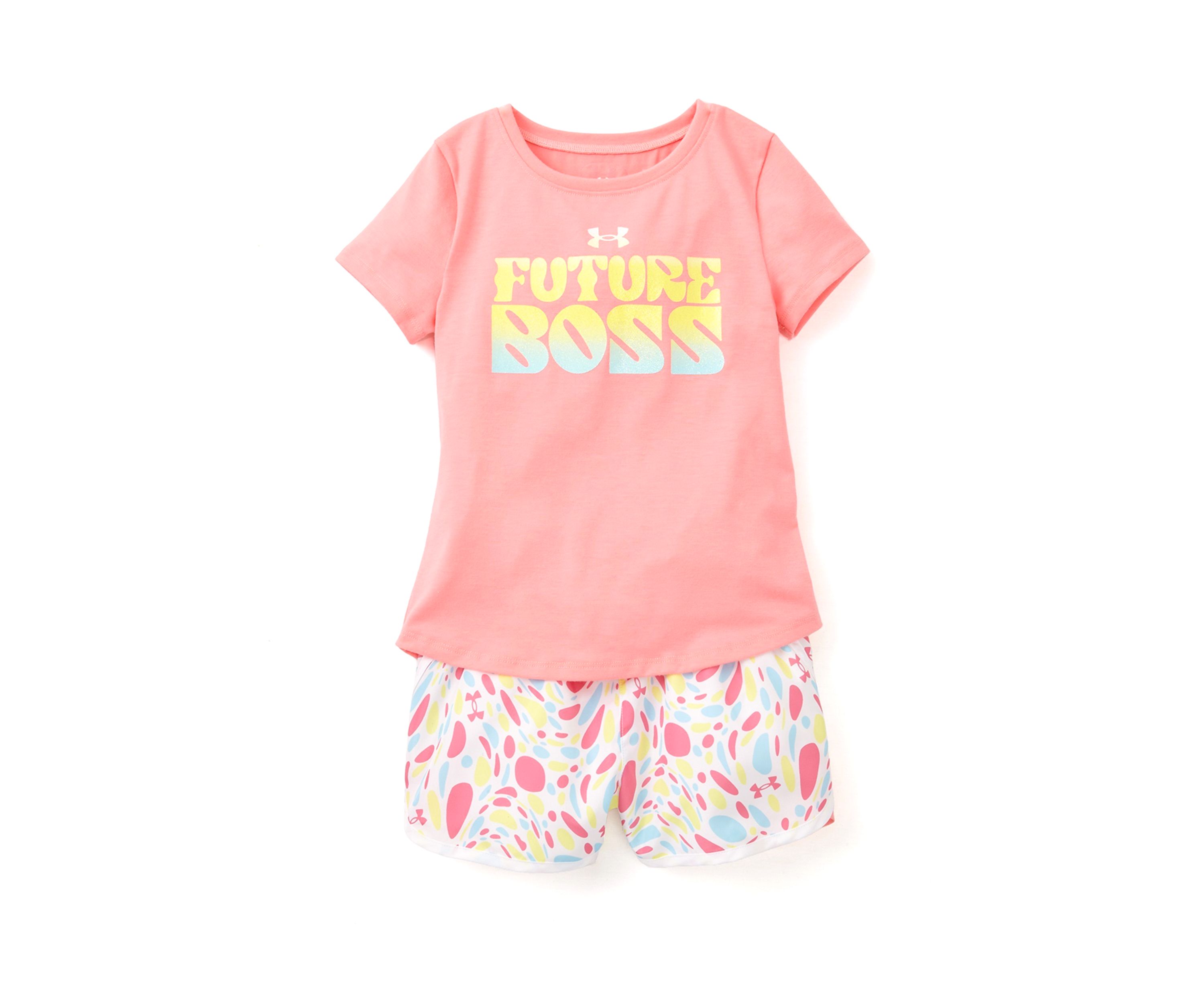 Girls 4-6x Future Boss Graphic T-Shirt and Printed Shorts Set