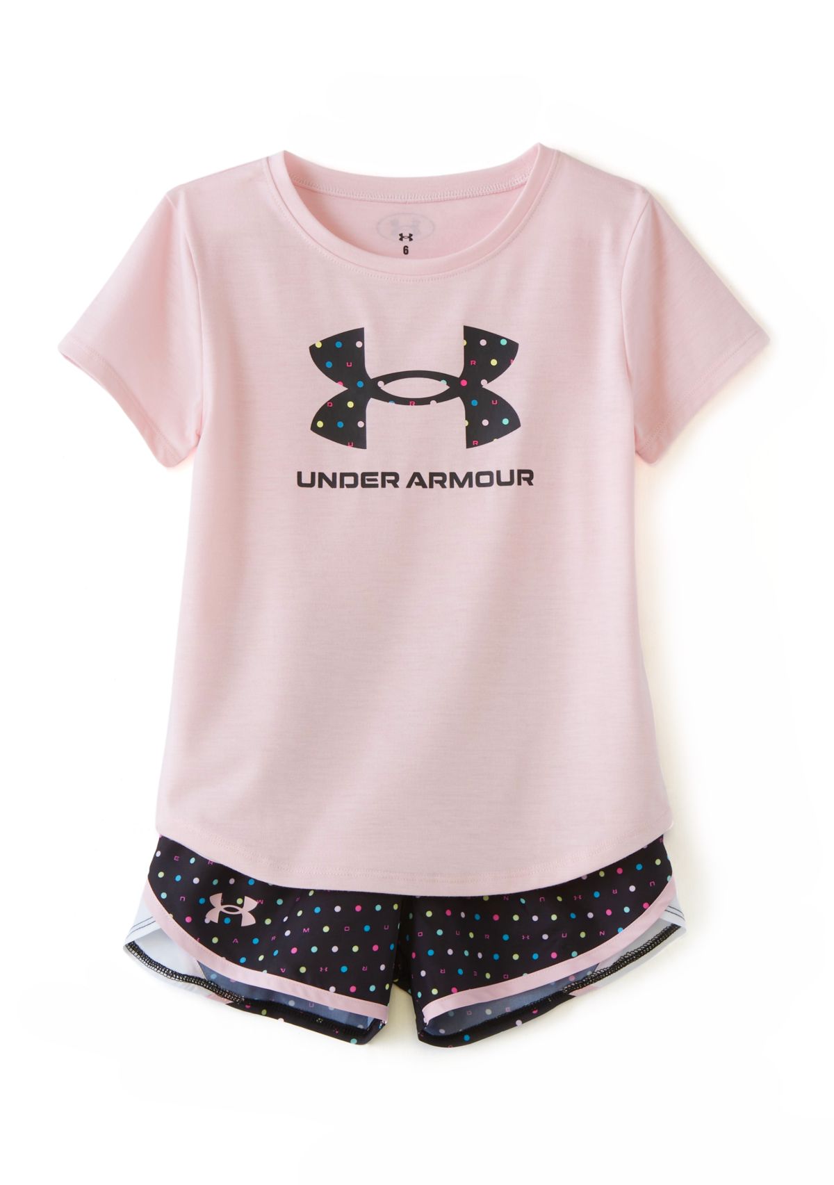 Girls 4-6x Dot Logo Graphic Set 