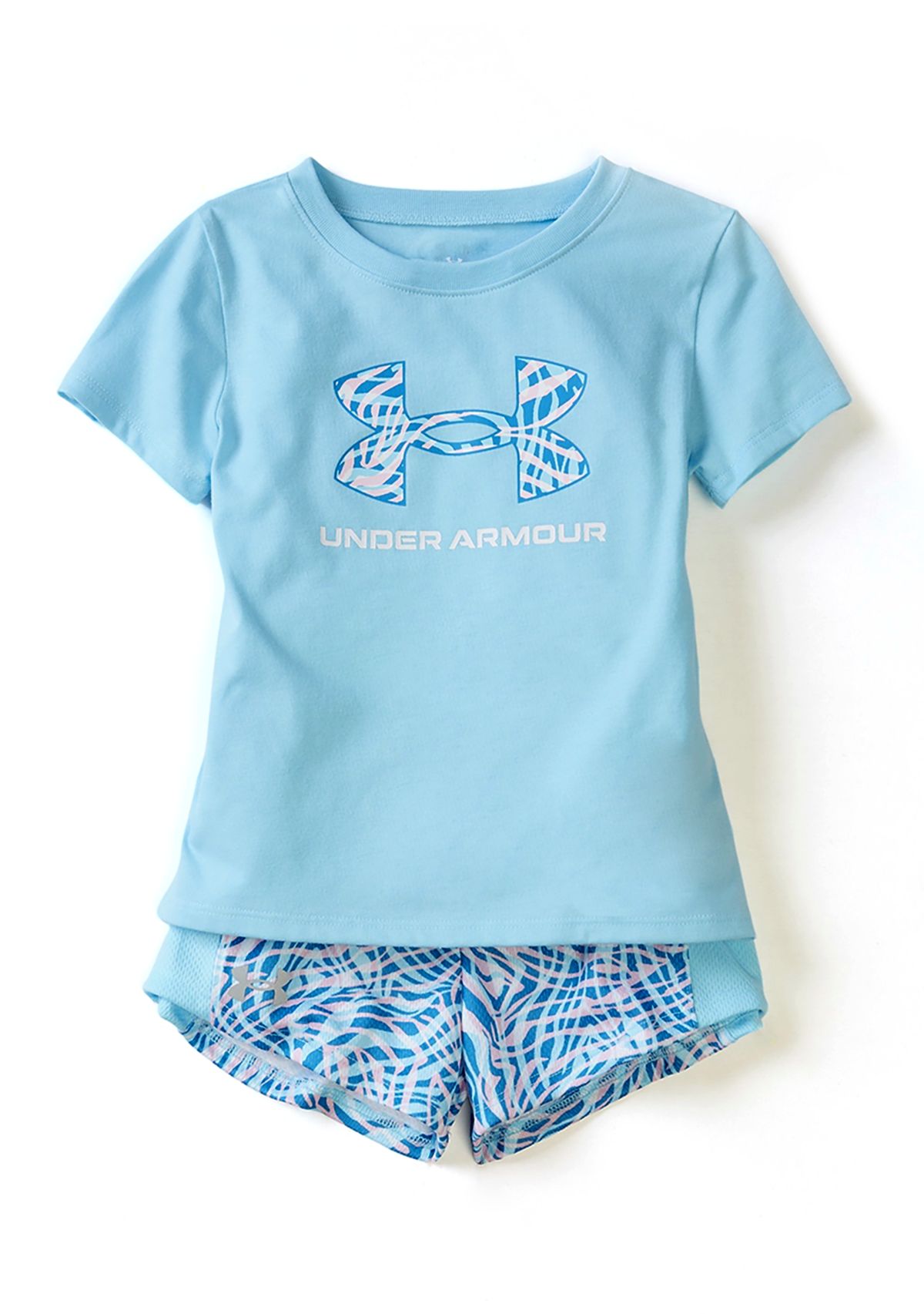 Girls 4-6x Stream Tech Graphic T-Shirt and Printed Shorts Set