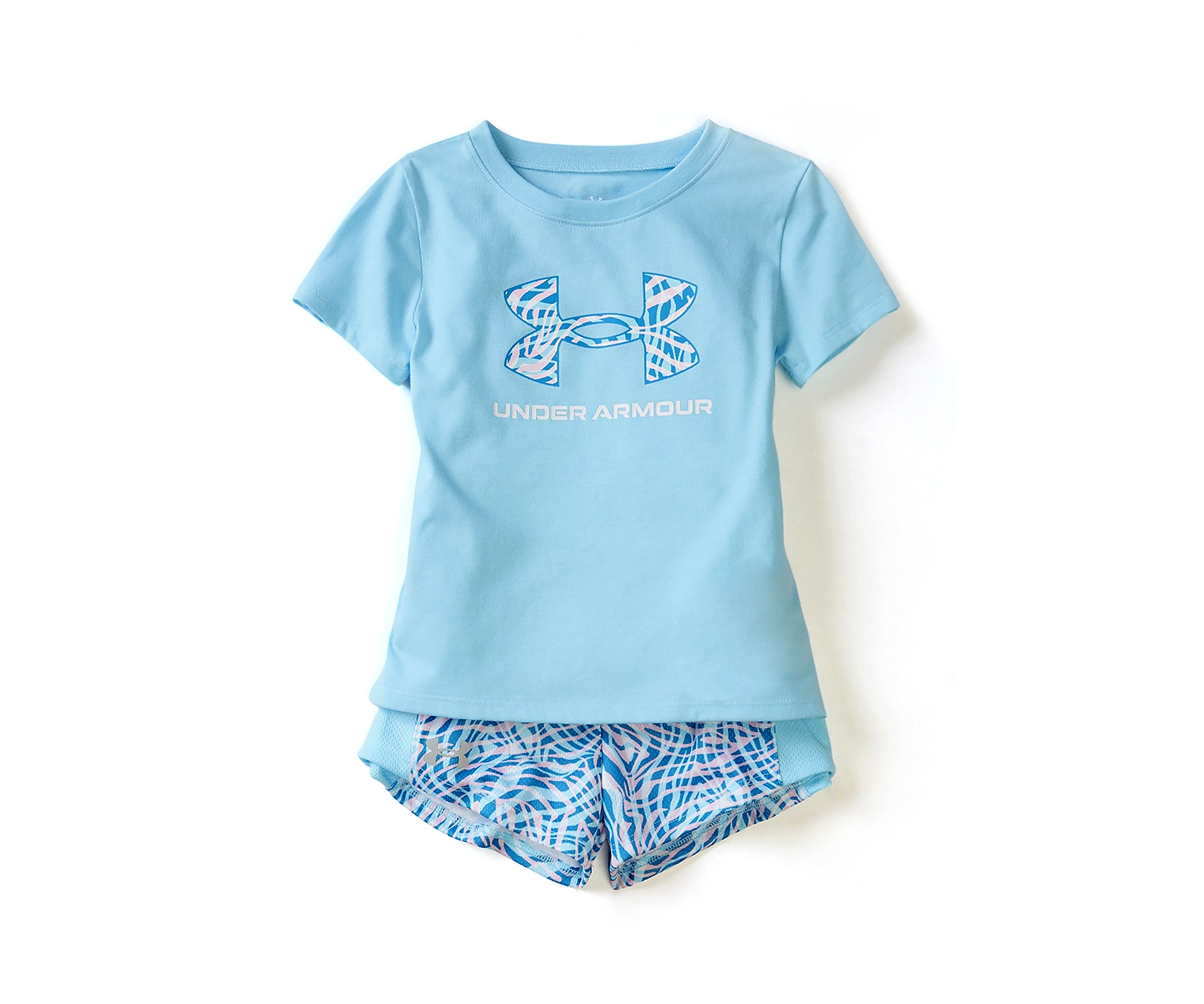 Girls 4-6x Stream Tech Graphic T-Shirt and Printed Shorts Set