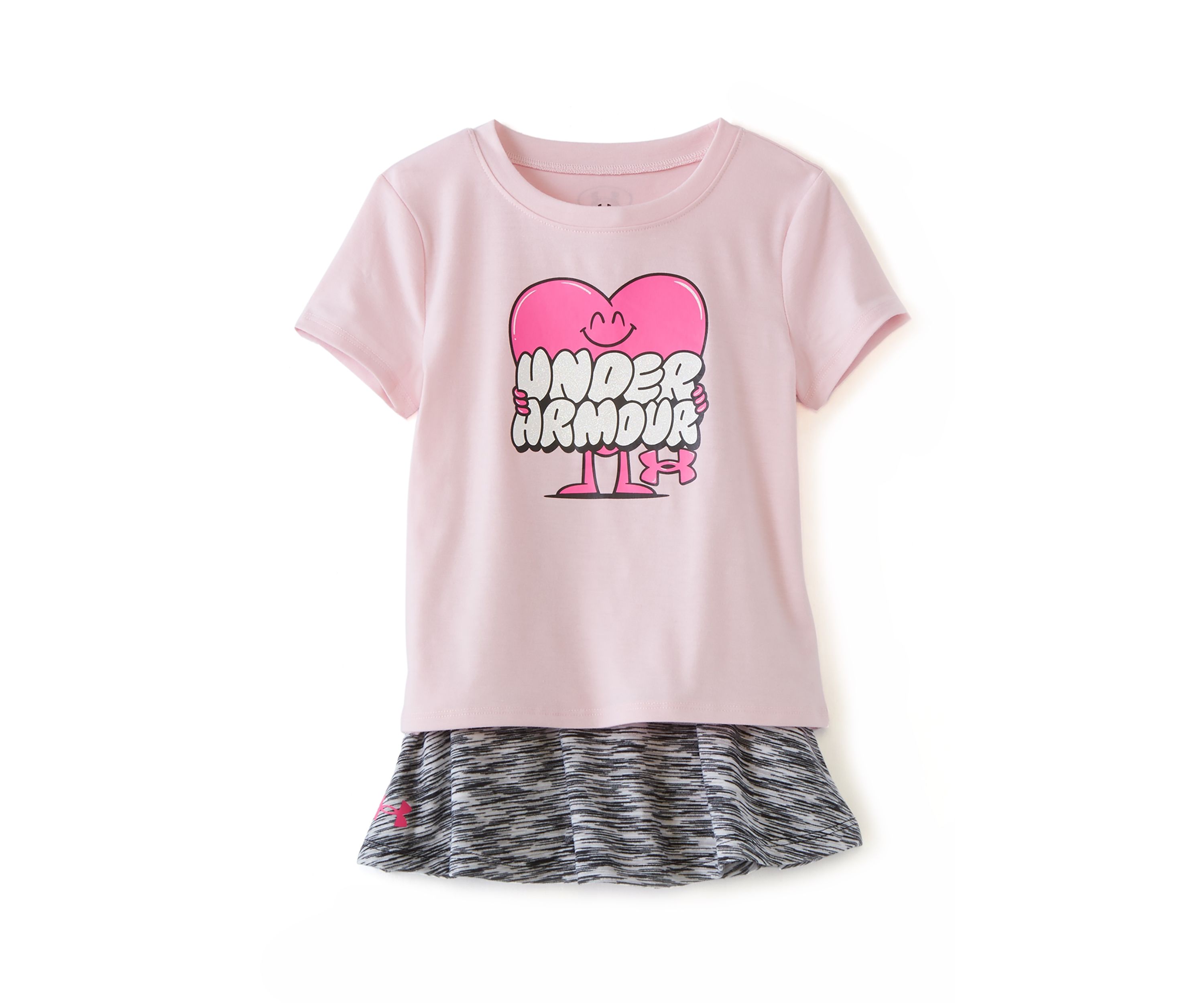 Girls 4-6x Heart Graphic Skort Set 