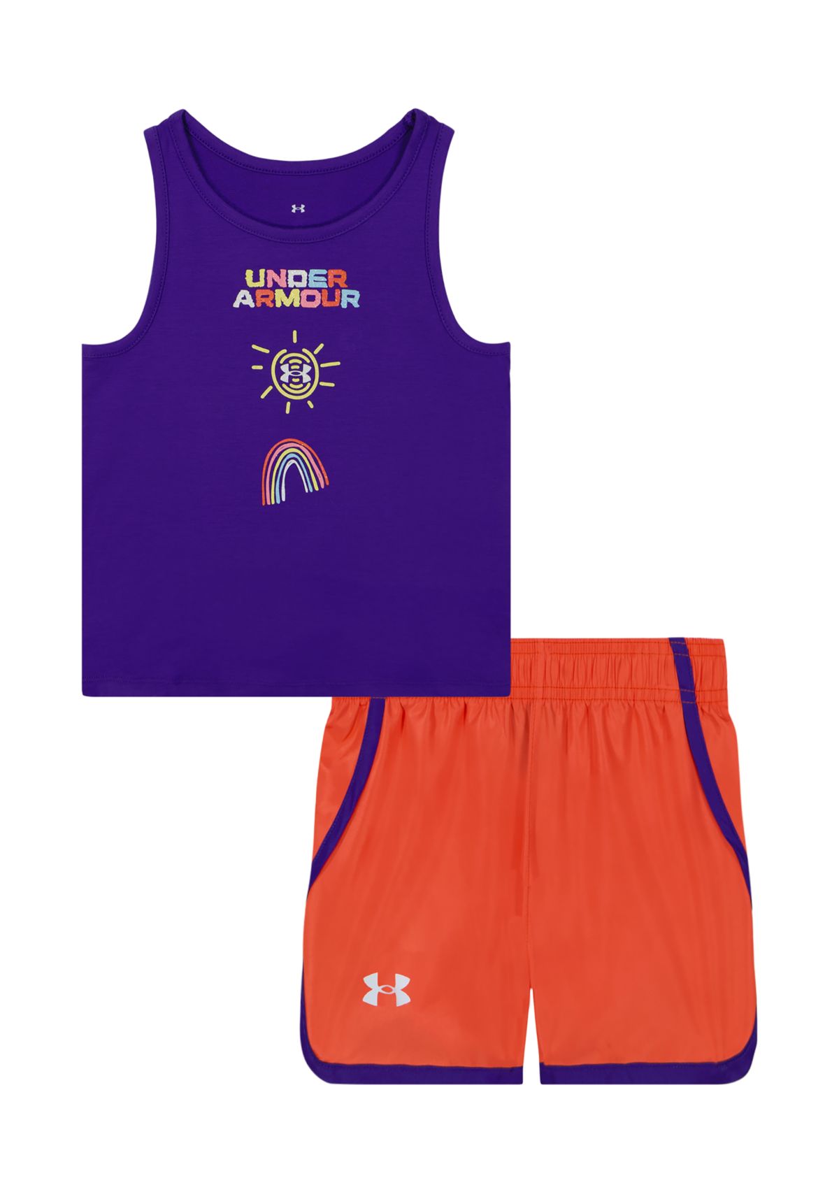 Girls 4-6x Rainbow Tank Set 