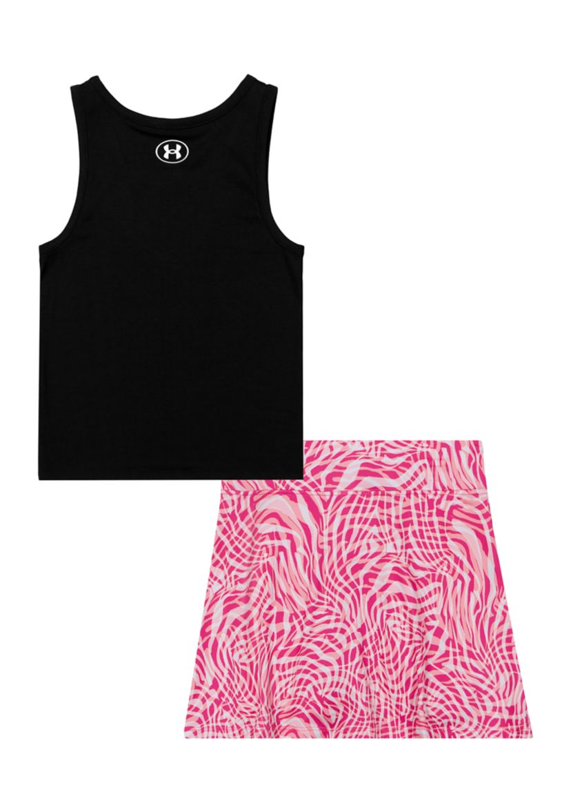Girls 4-6x Printed Graphic Skort Set 