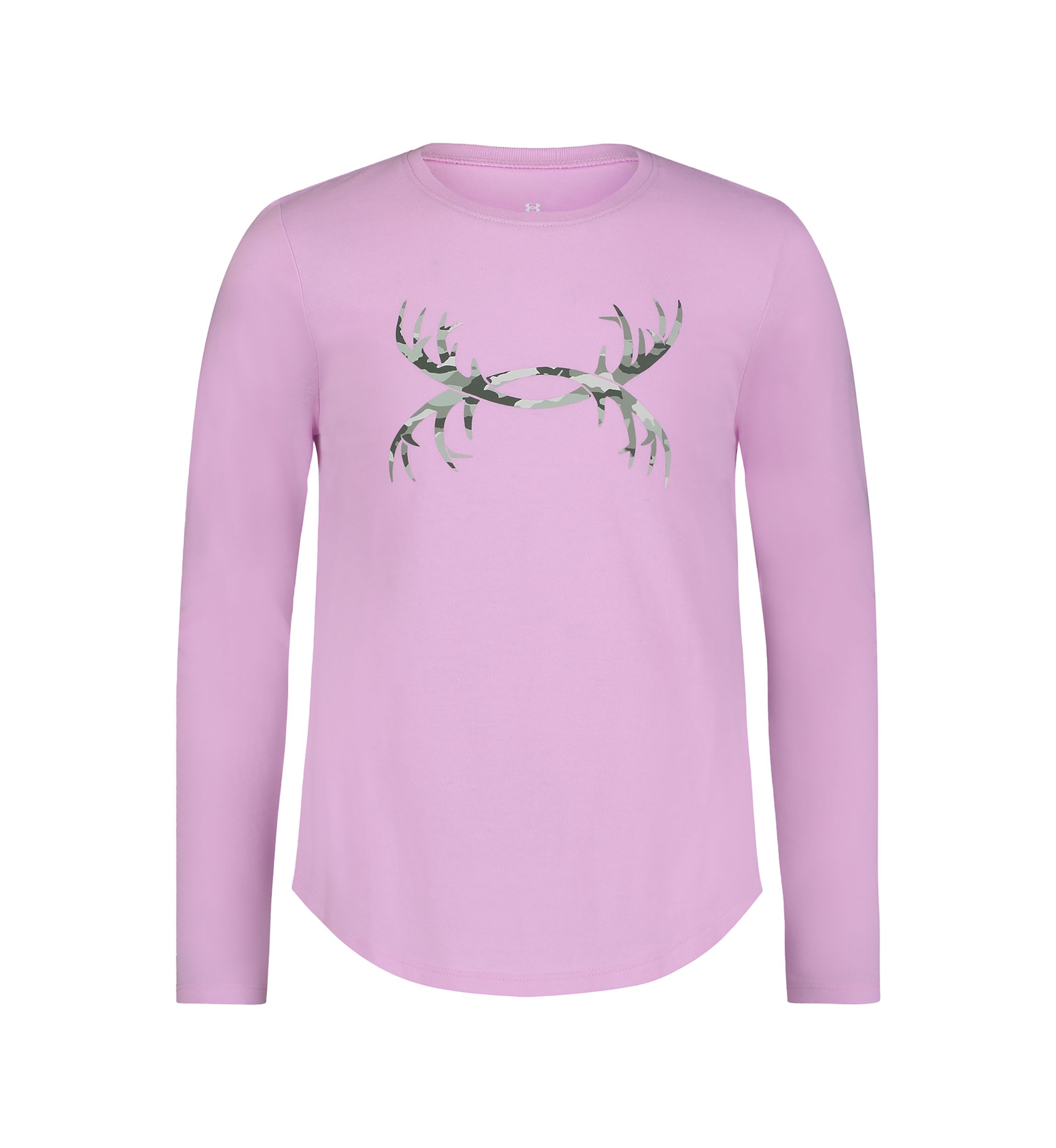 Girls 4-6x Antler Logo Long Sleeve T-Shirt