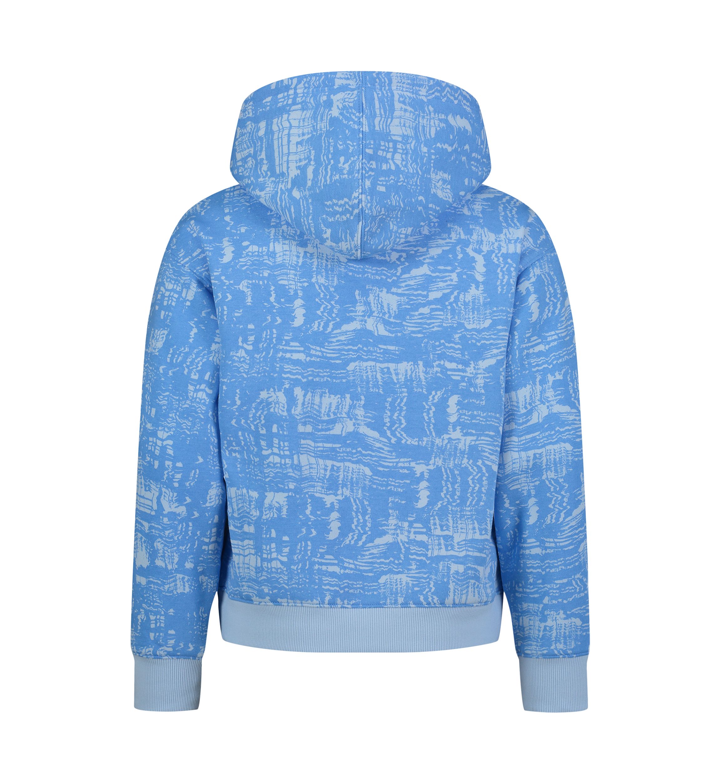 Girls 7-16 Allover Printed Logo Hoodie