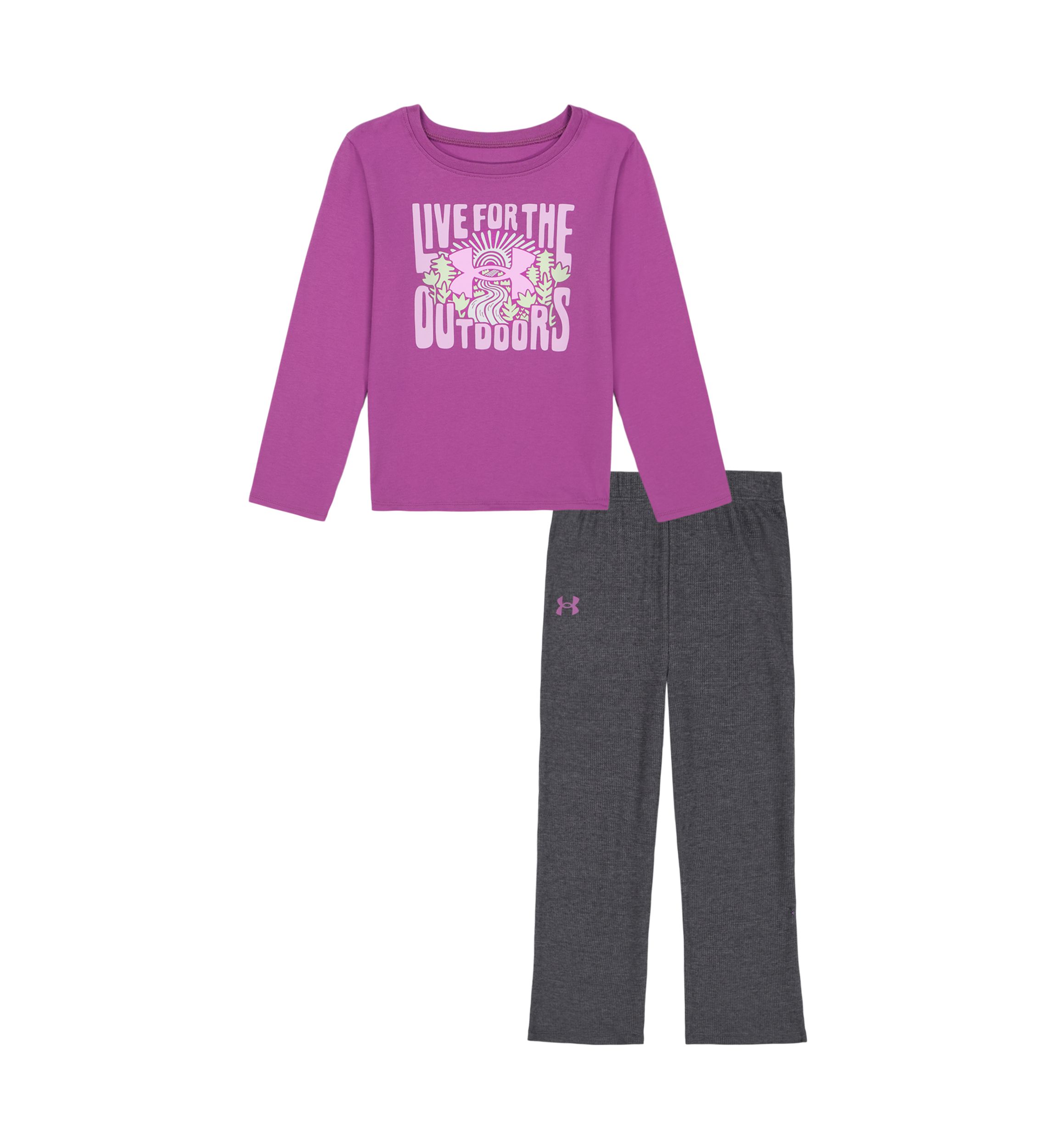 Girls 4-6x Live Outdoor Graphic T-Shirt and Pants Set