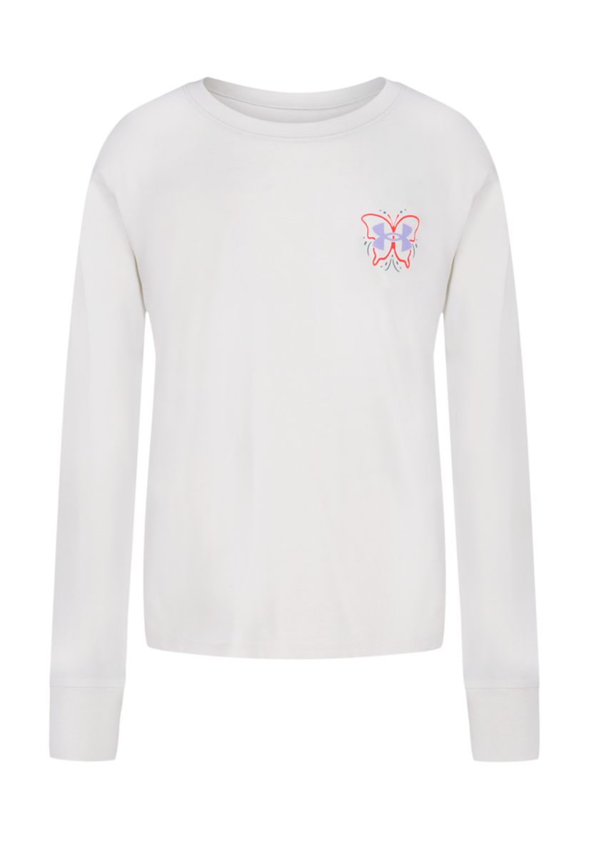 Girls 7-16 Long Sleeve Butterfly Graphic T-Shirt 