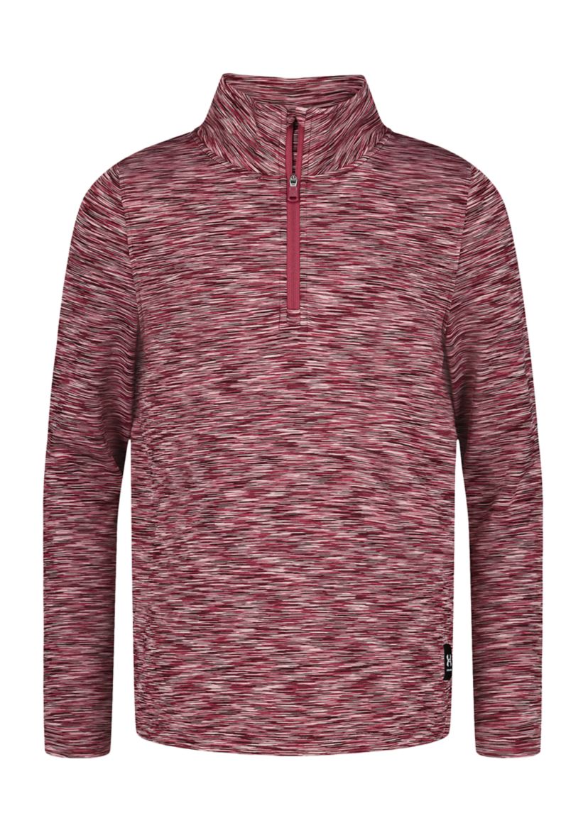 Girls 7-16 Twist Quarter Zip Pullover 