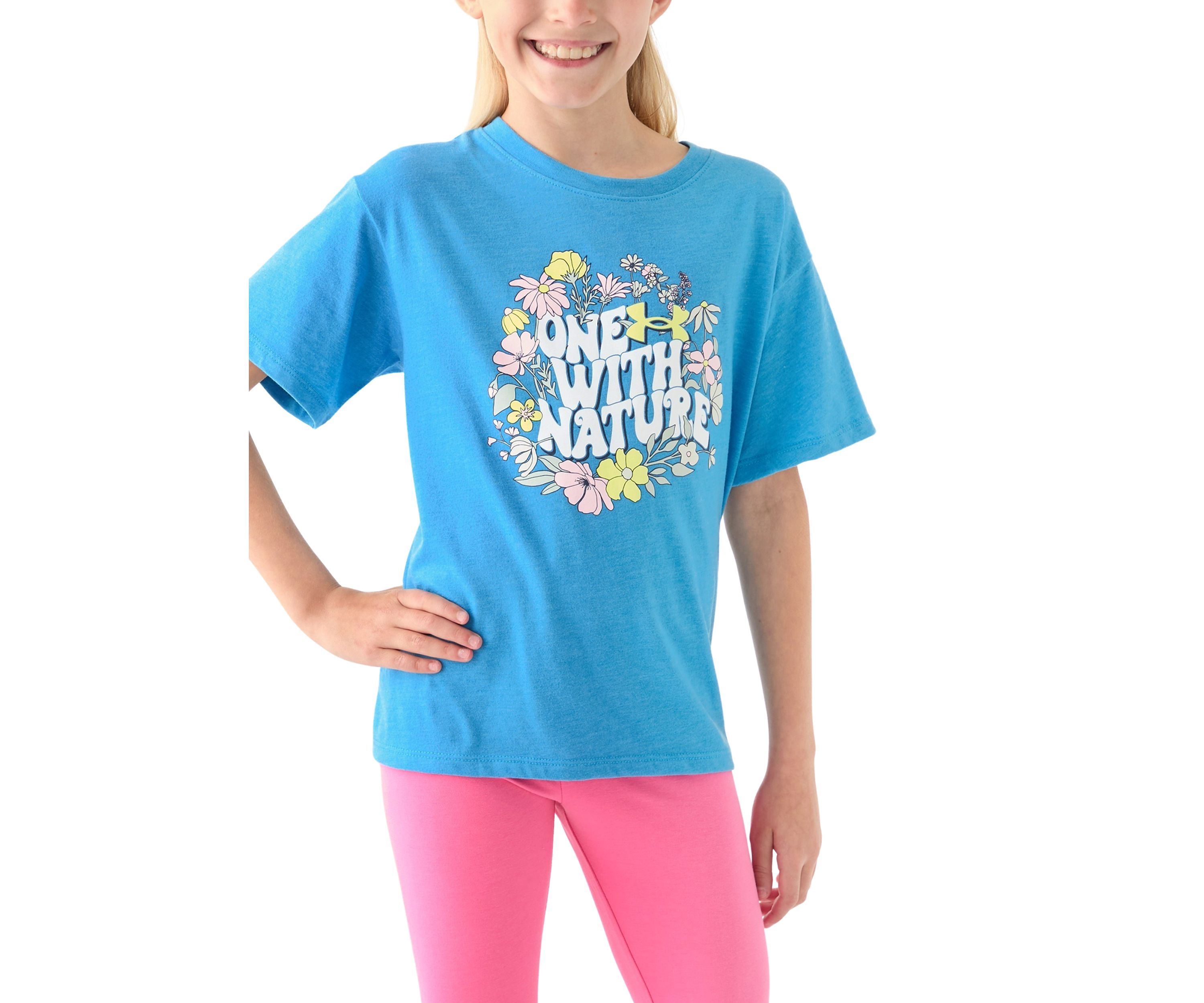 Girls 7-16 One with Nature Graphic T-Shirt