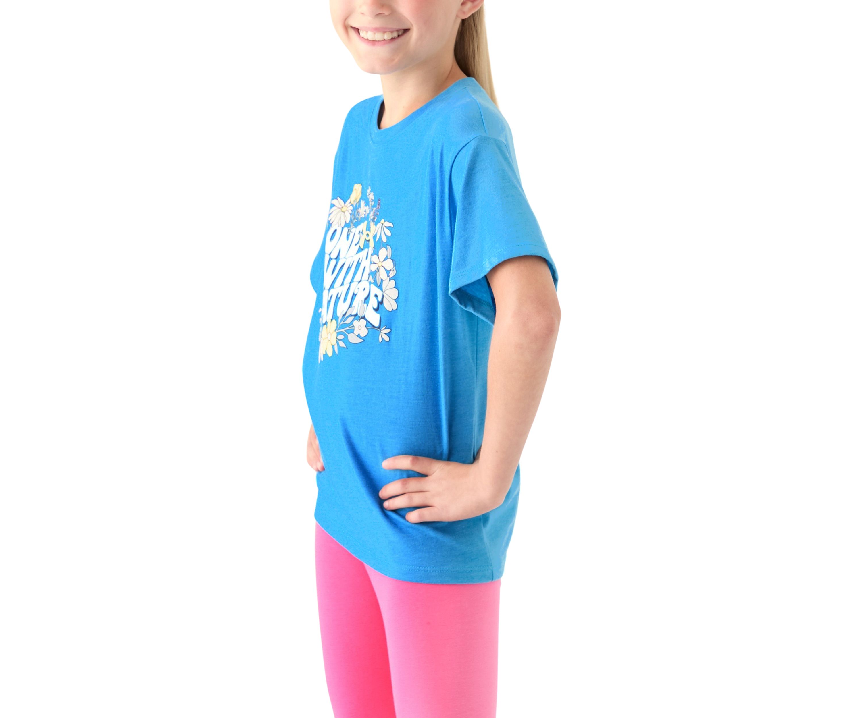 Girls 7-16 One with Nature Graphic T-Shirt