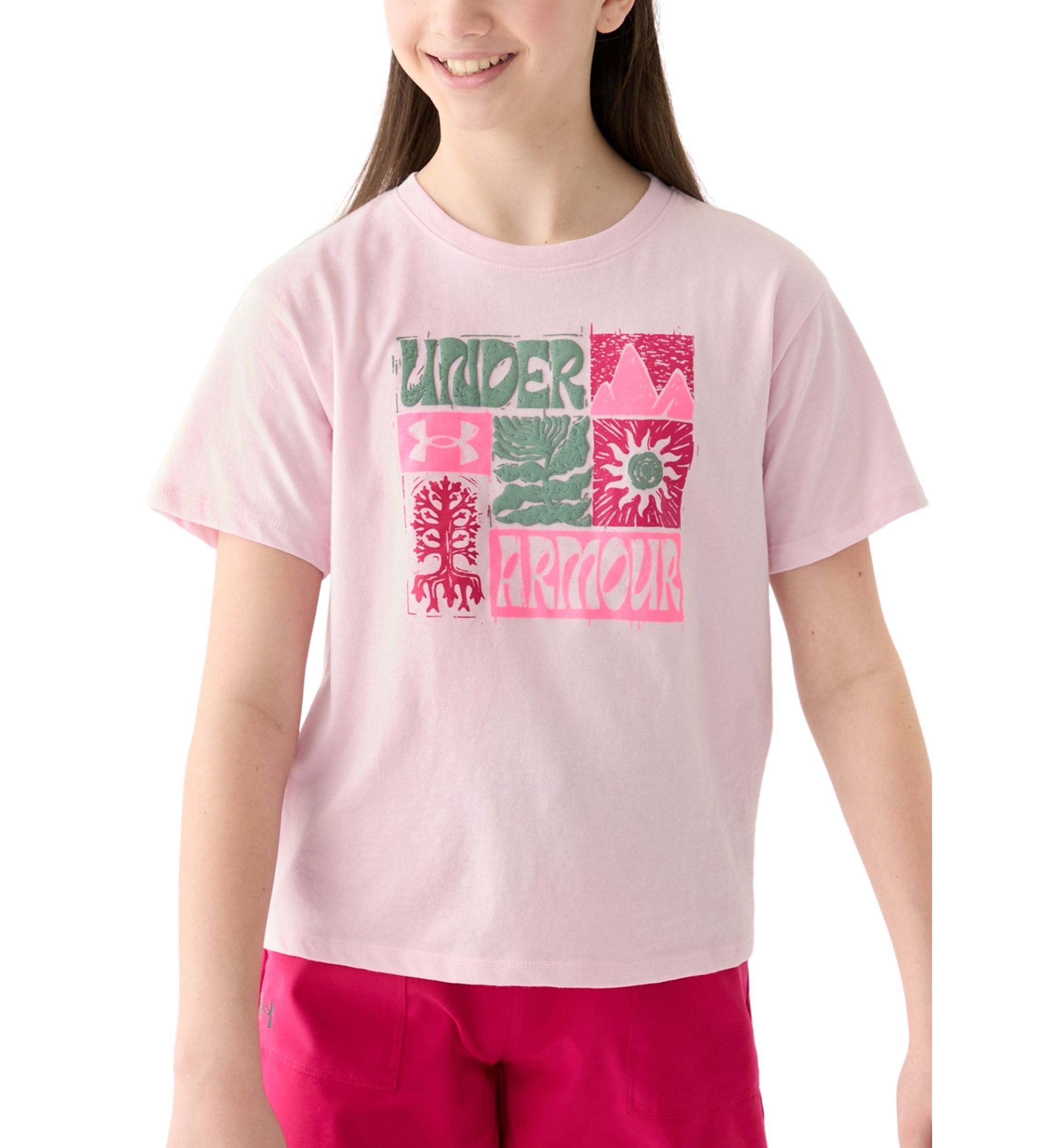 Girls 7-16 Floral Fox Graphic T-Shirt 