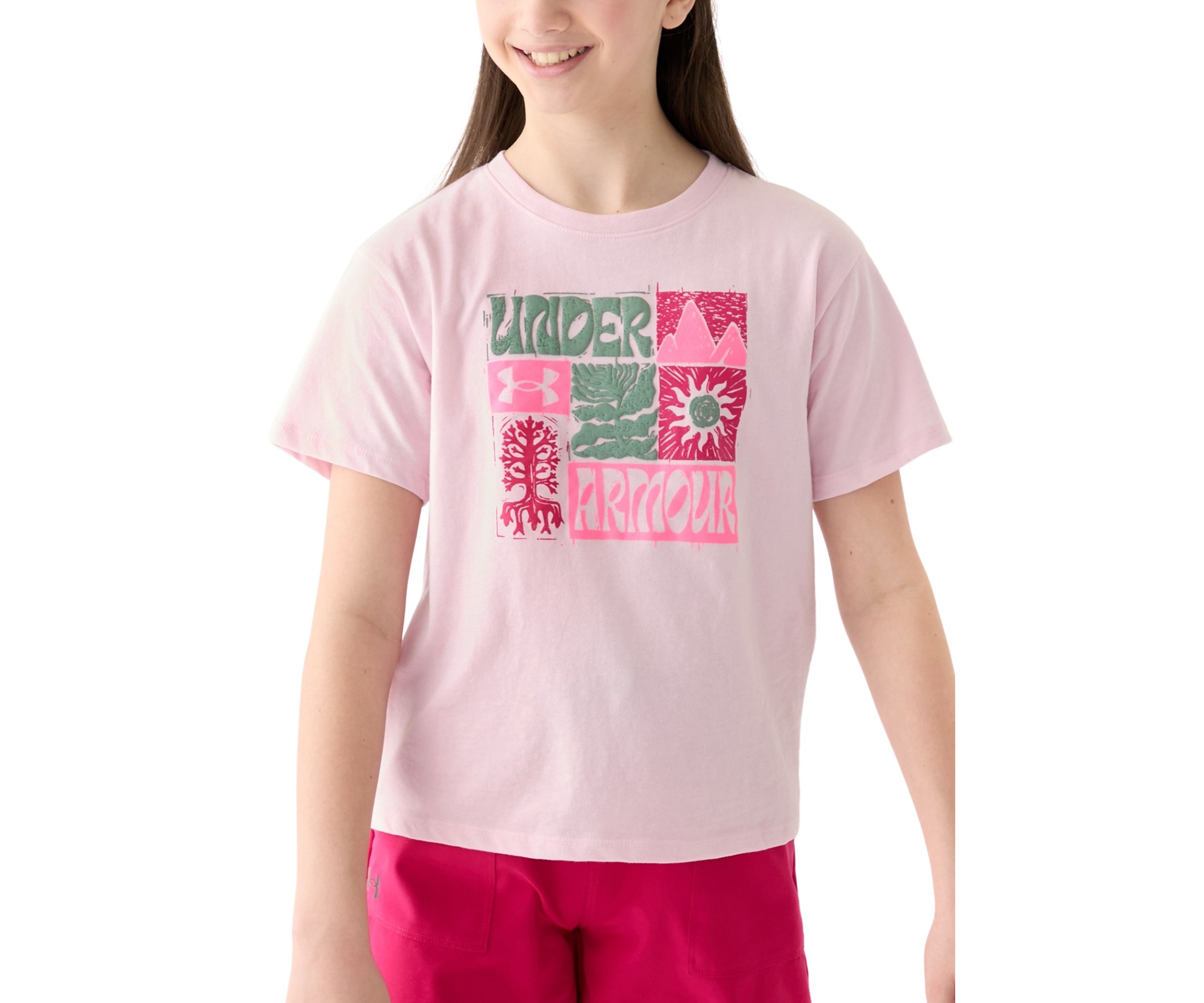 Girls 7-16 Floral Fox Graphic T-Shirt 