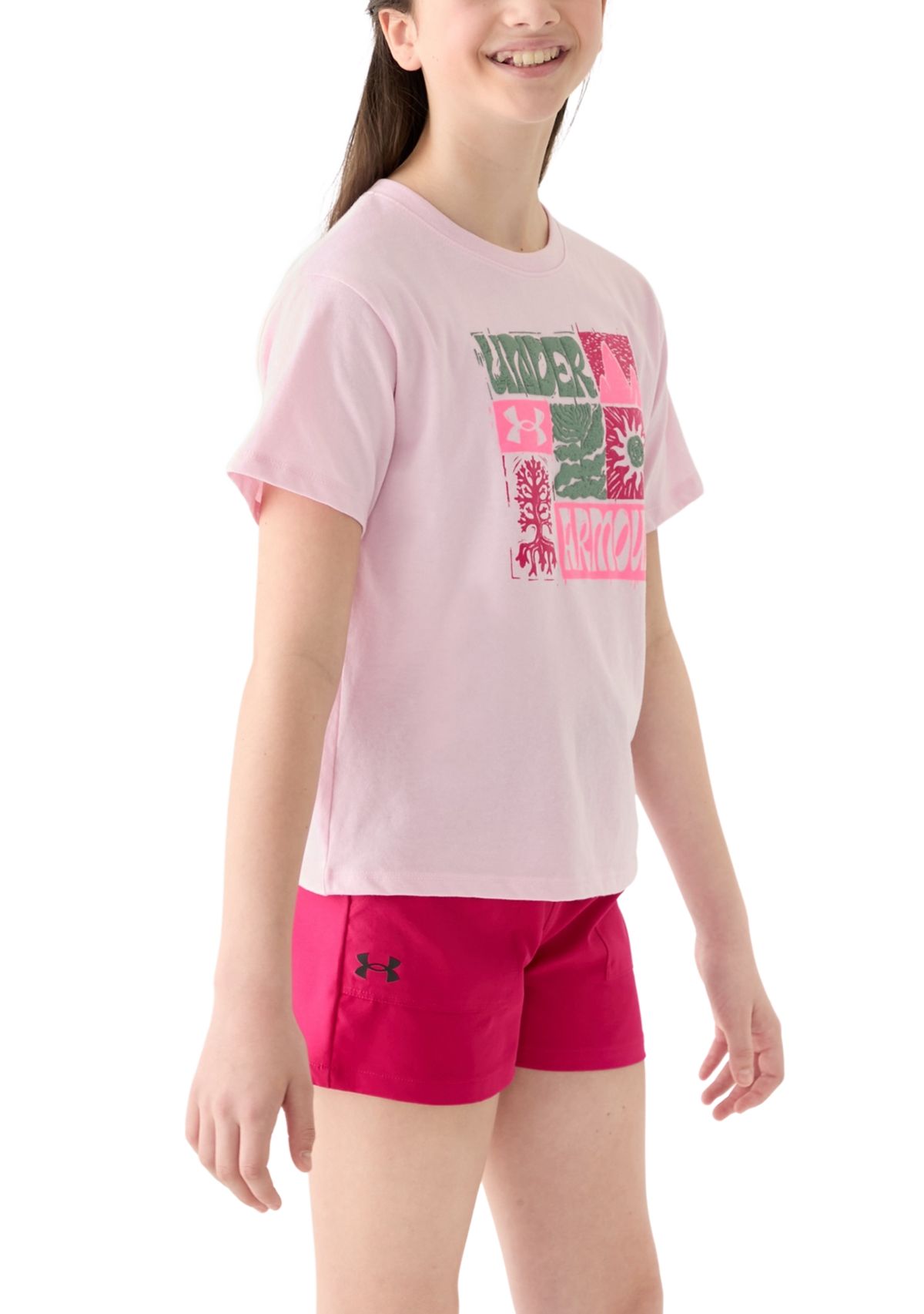 Girls 7-16 Floral Fox Graphic T-Shirt 