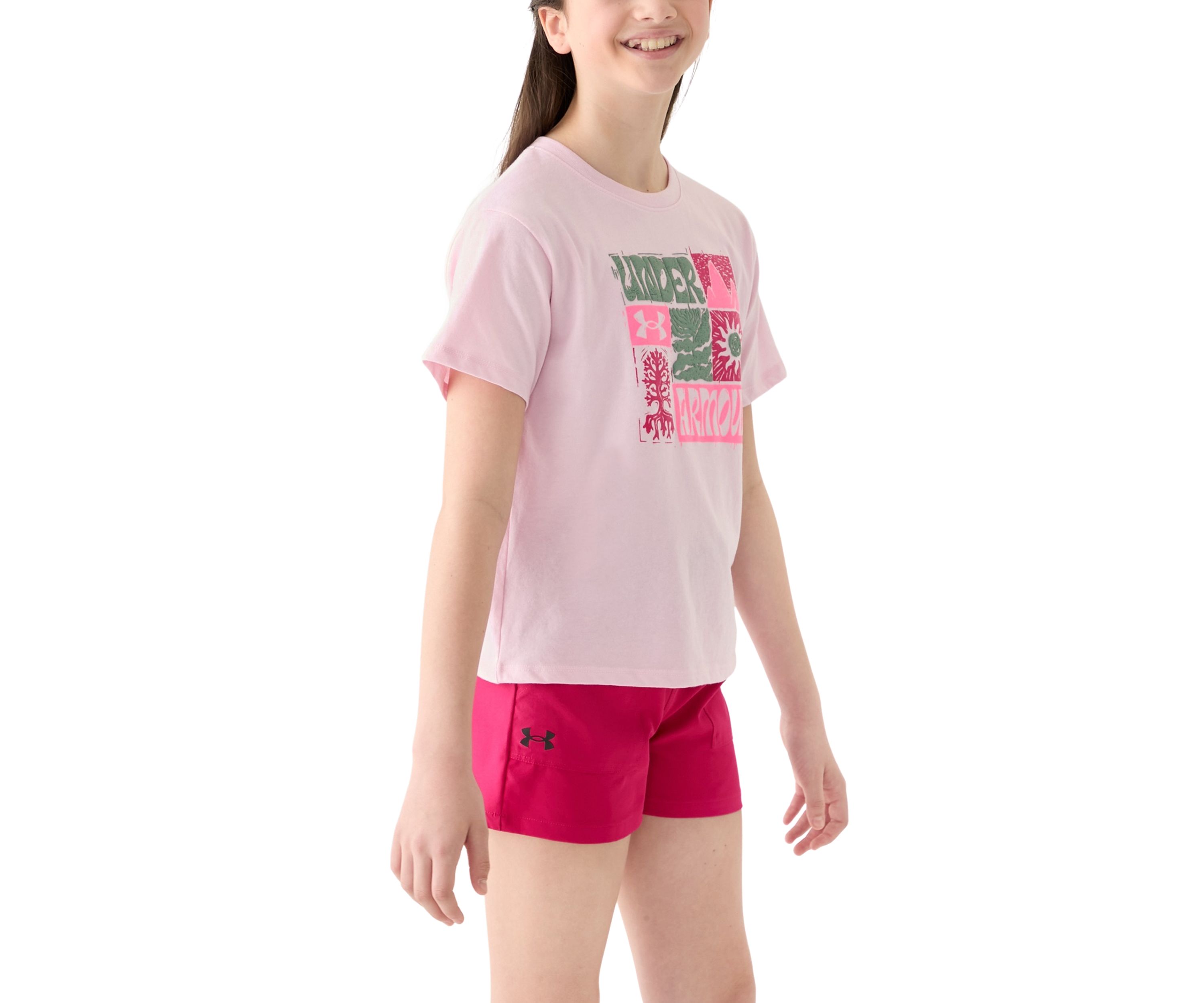 Girls 7-16 Floral Fox Graphic T-Shirt 
