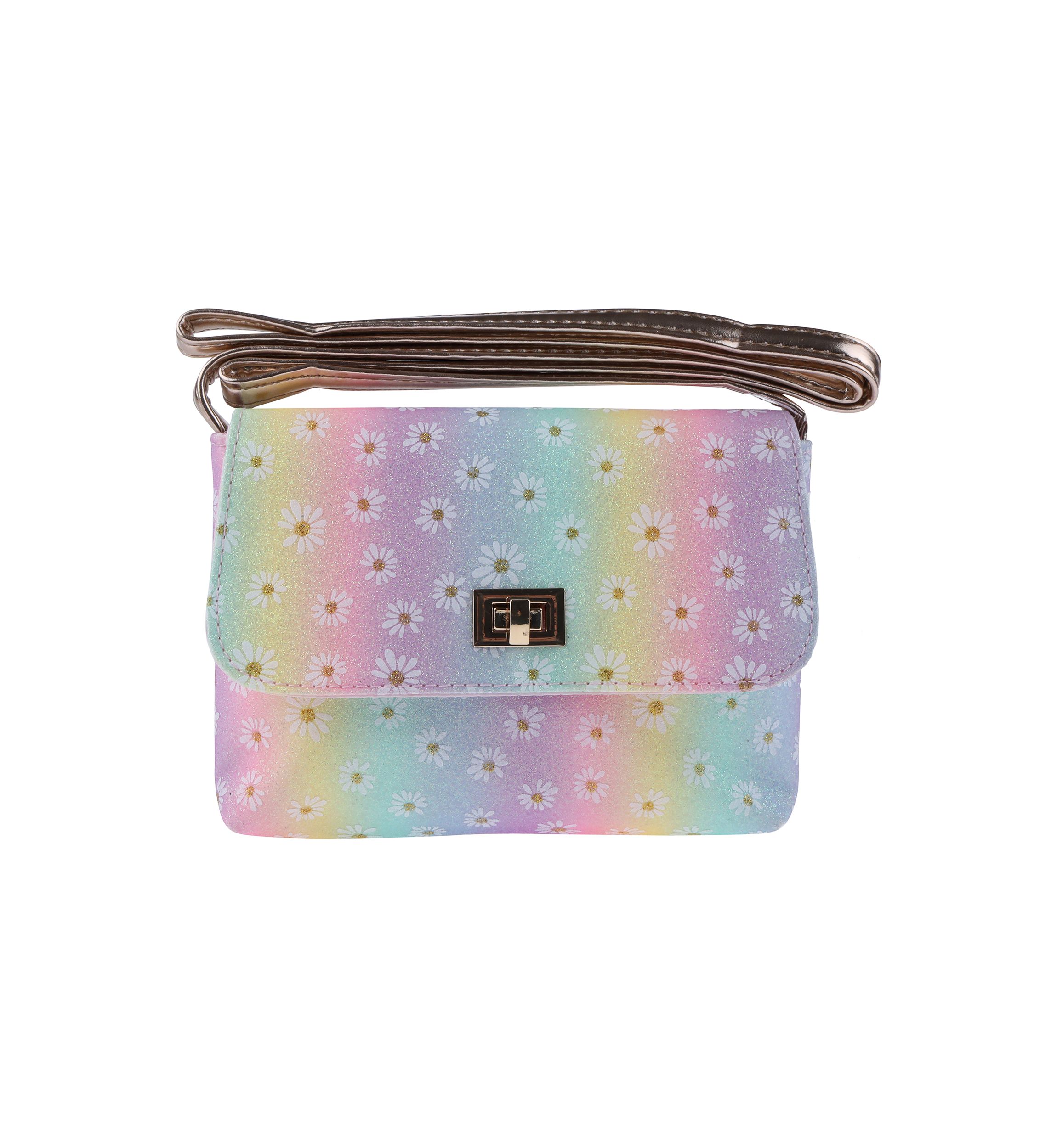 Daisy Glitter Crossbody Bag