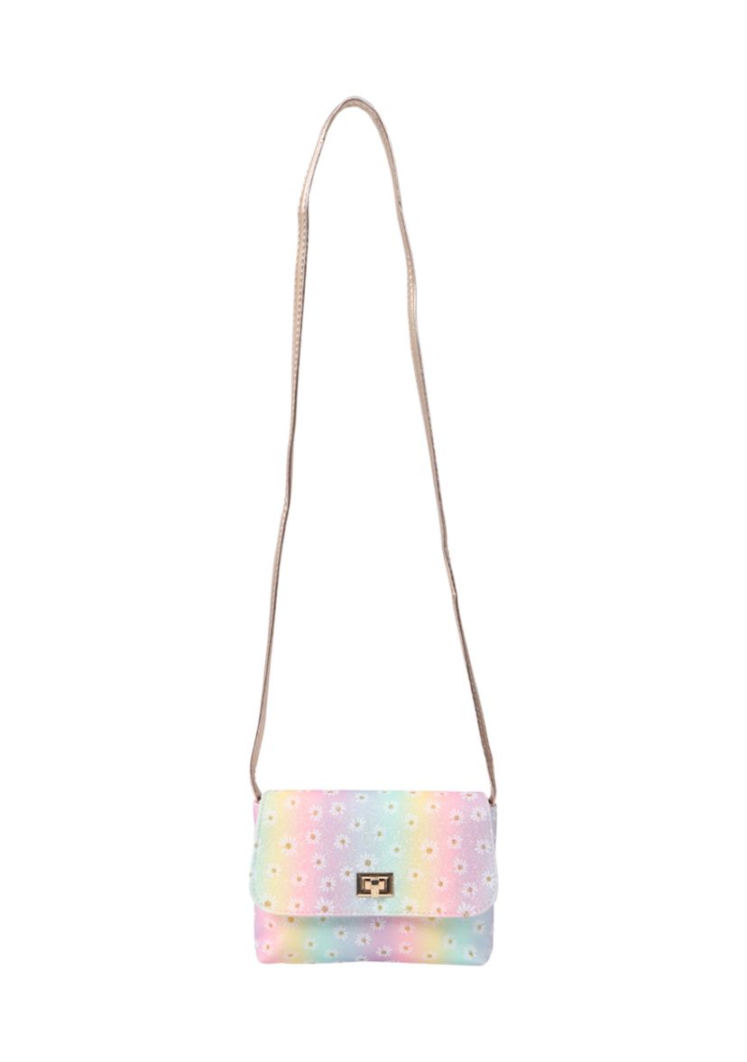 Daisy Glitter Crossbody Bag
