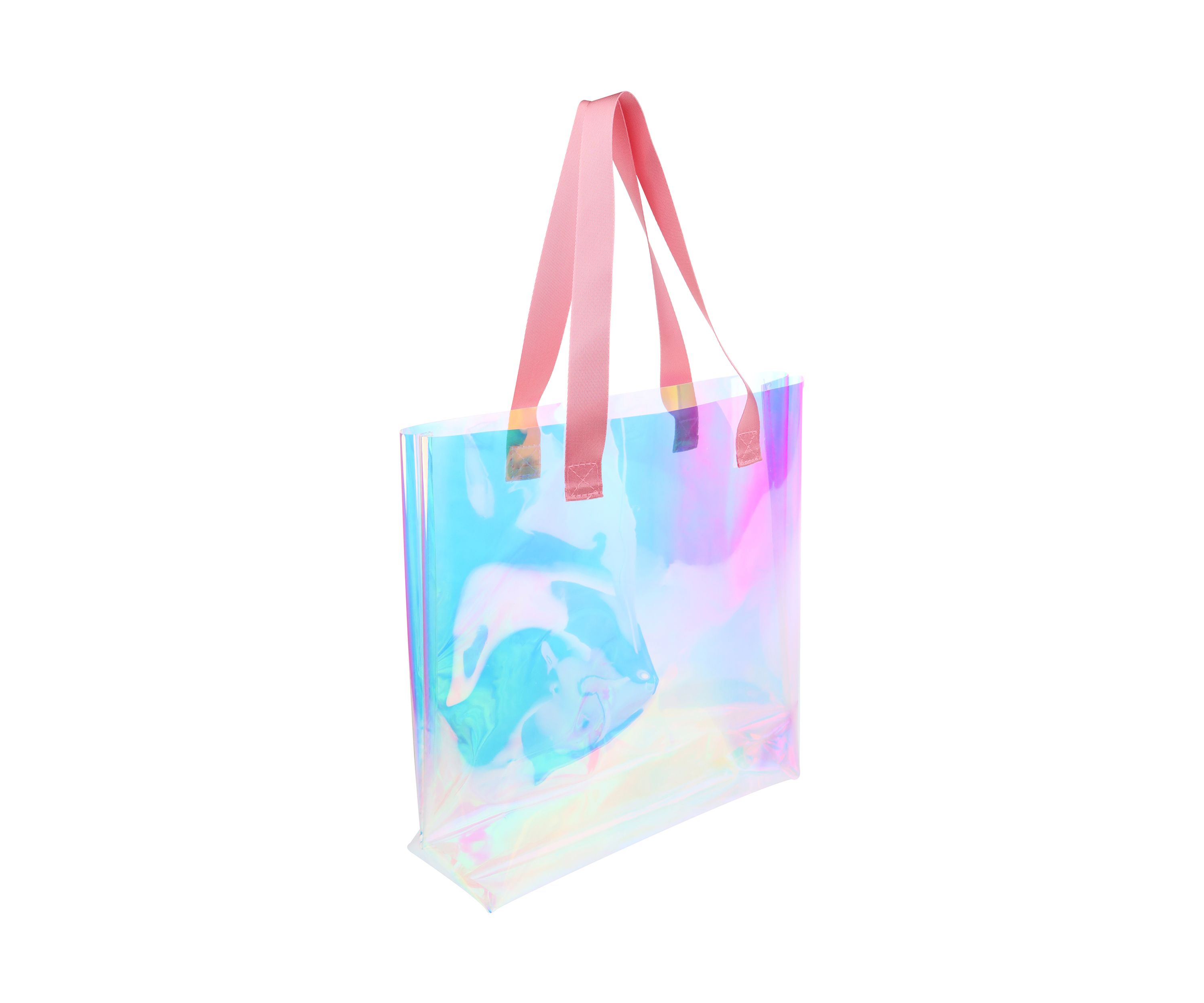 Jelly Tote Bag with Hair Ties