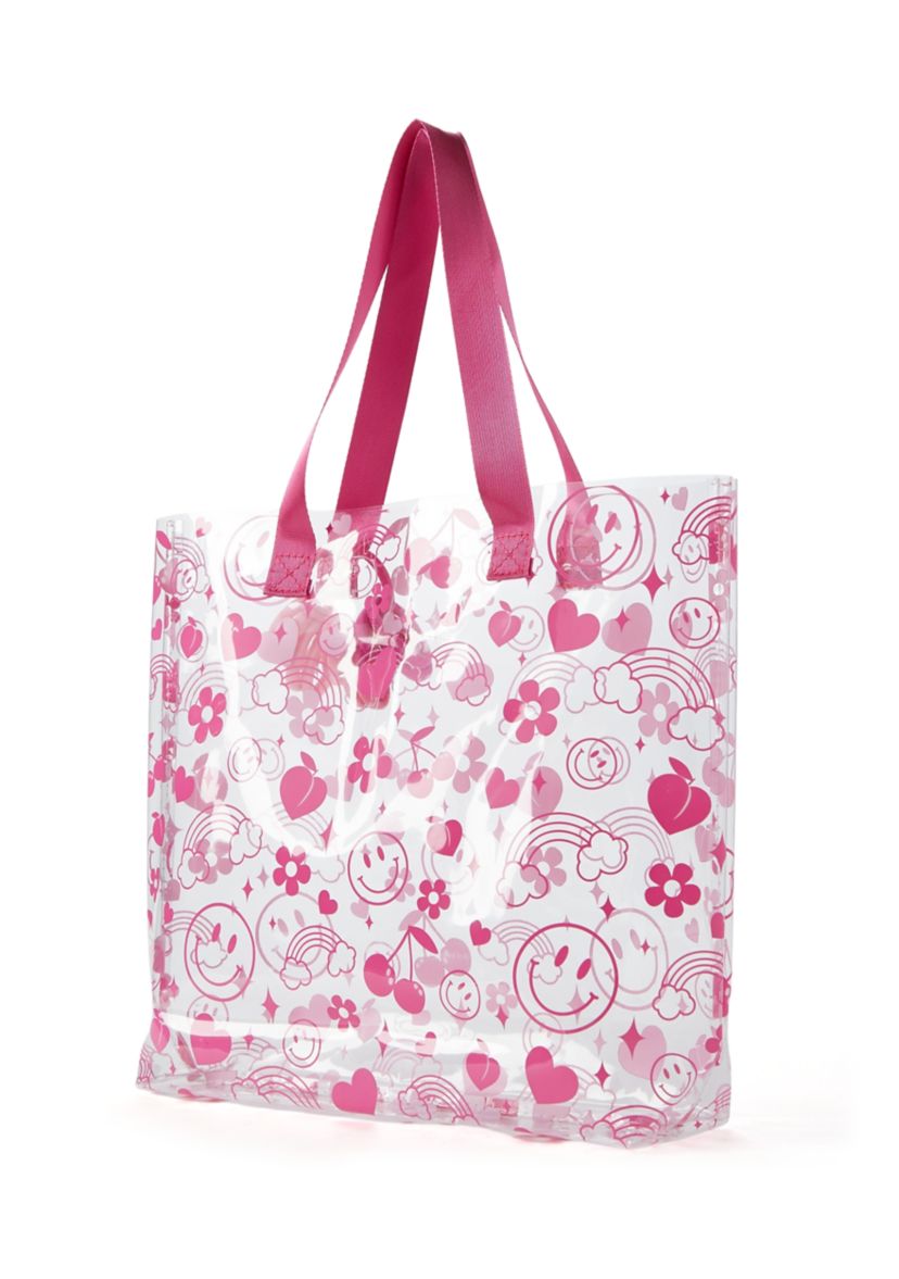 Fun Printed Jelly Tote Bag