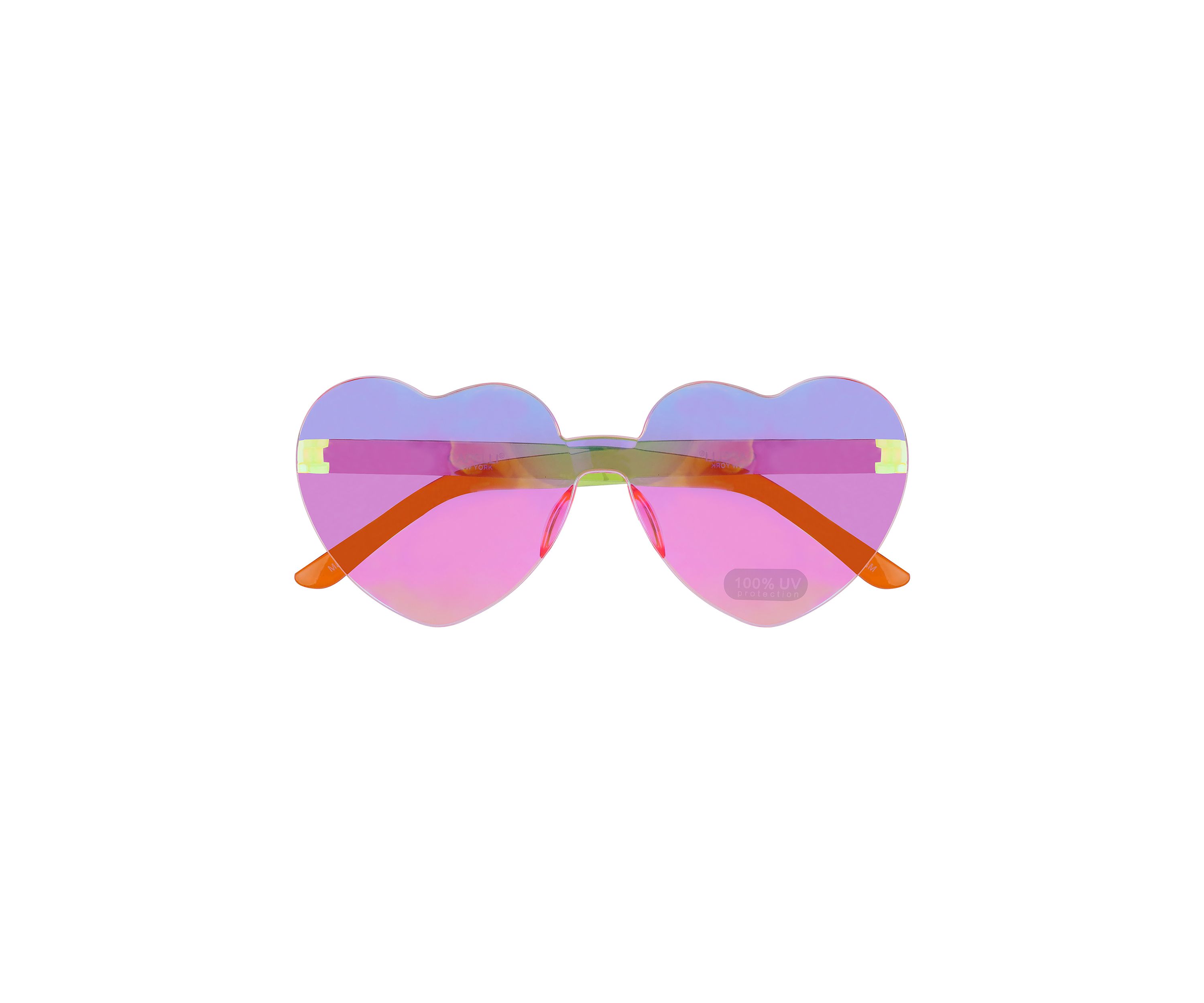 Girls Sunglasses with Rainbow Glitter Case